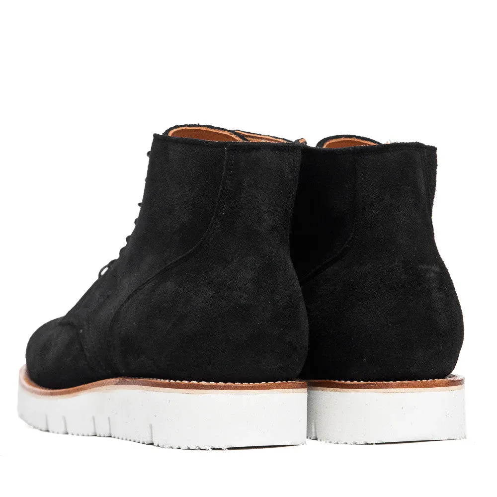 Viberg Black Calf Suede Service Boot sold by Lost & Found product image thumbnail 4