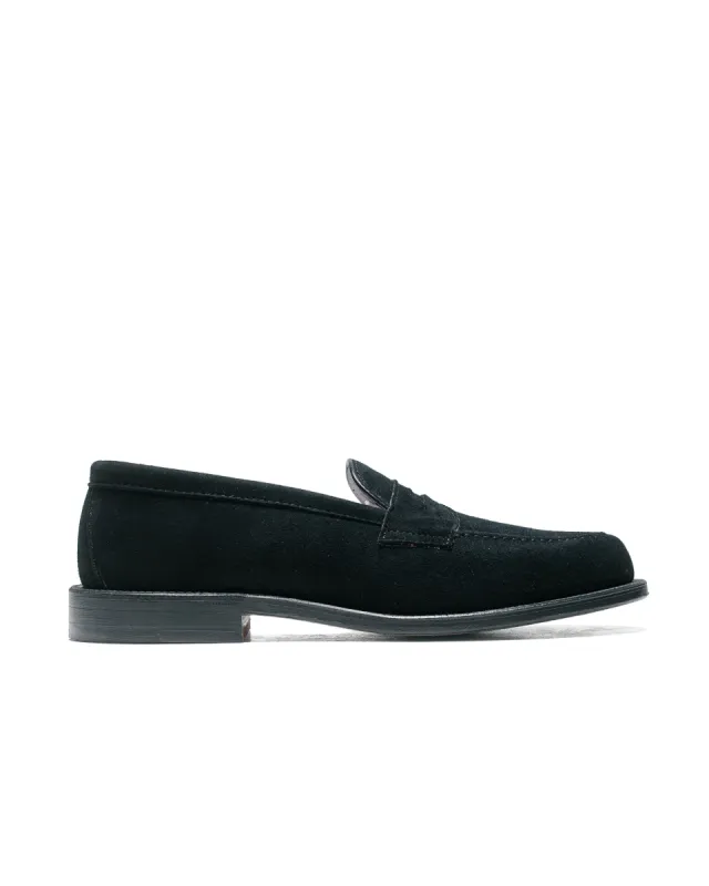 Alden Penny Loafer Black Suede 5737F 'The Little Nicky' sold by Lost & Found