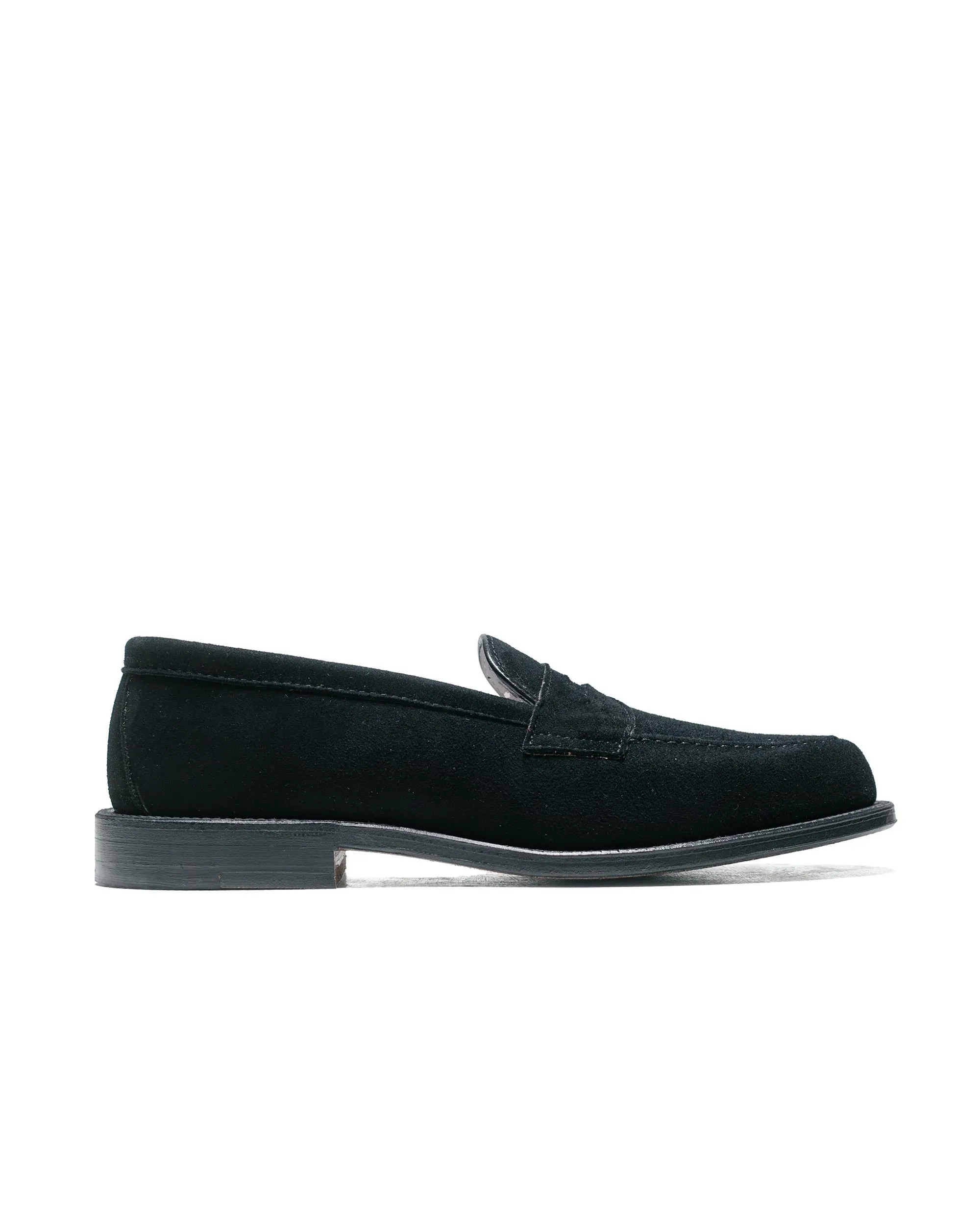 Alden Penny Loafer Black Suede 5737F 'The Little Nicky' sold by Lost & Found