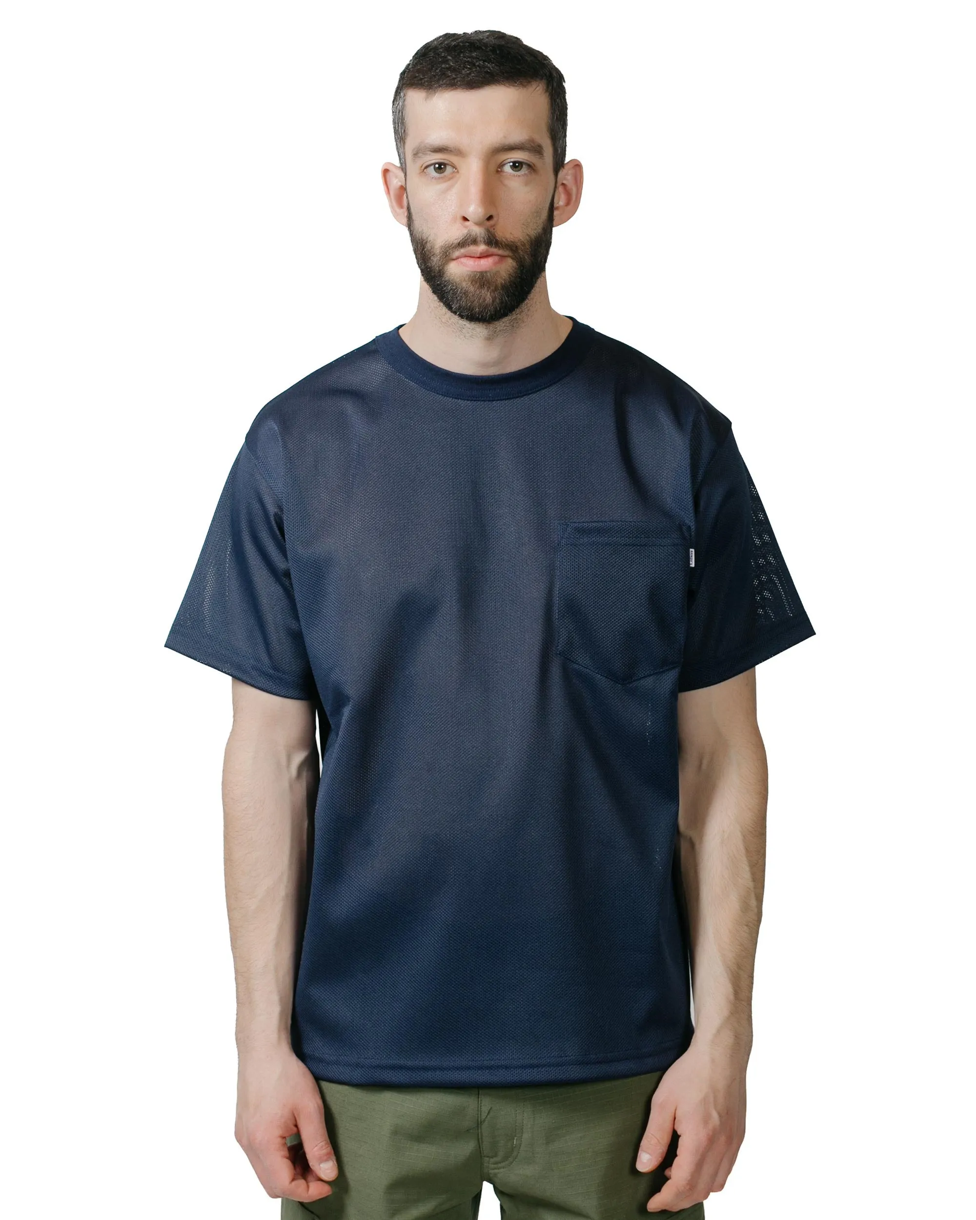 Randy's Garments Pocket Tee Koolnit Mesh Dark Navy sold by Lost & Found product image thumbnail 2