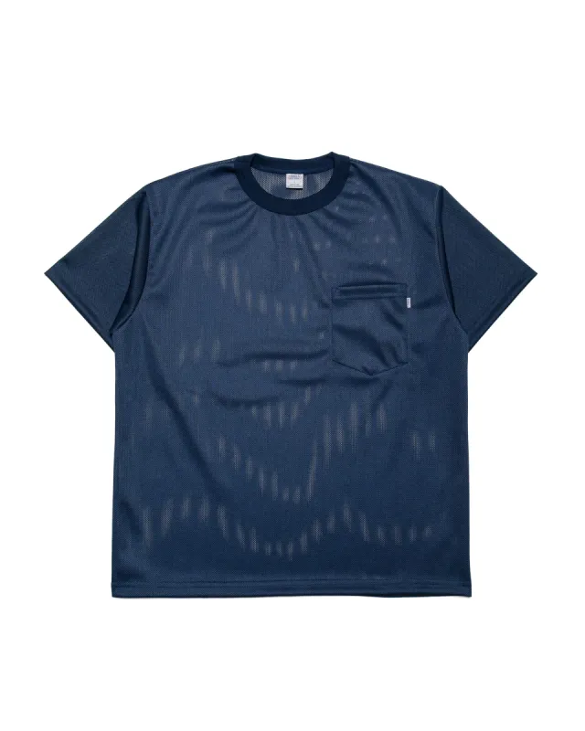 Randy's Garments Pocket Tee Koolnit Mesh Dark Navy sold by Lost & Found