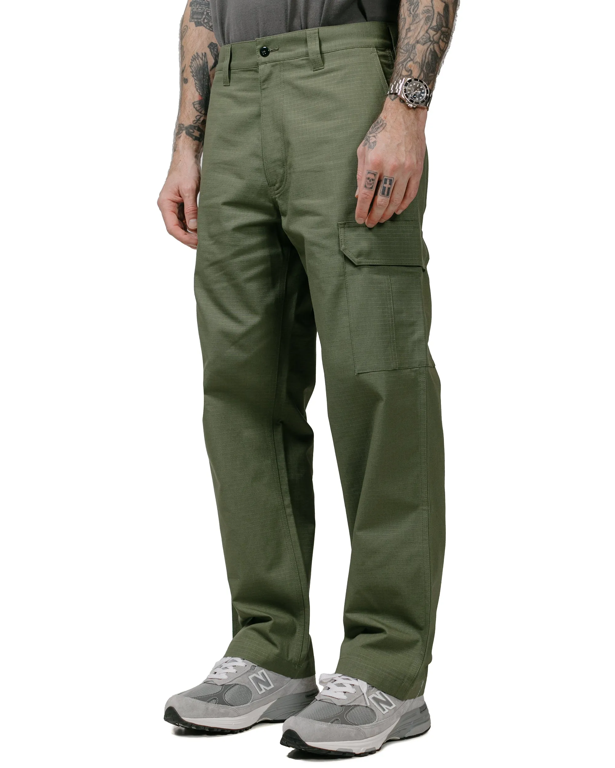 Randy's Garments Cargo Pant Cotton Ripstop Olive sold by Lost & Found product image thumbnail 2