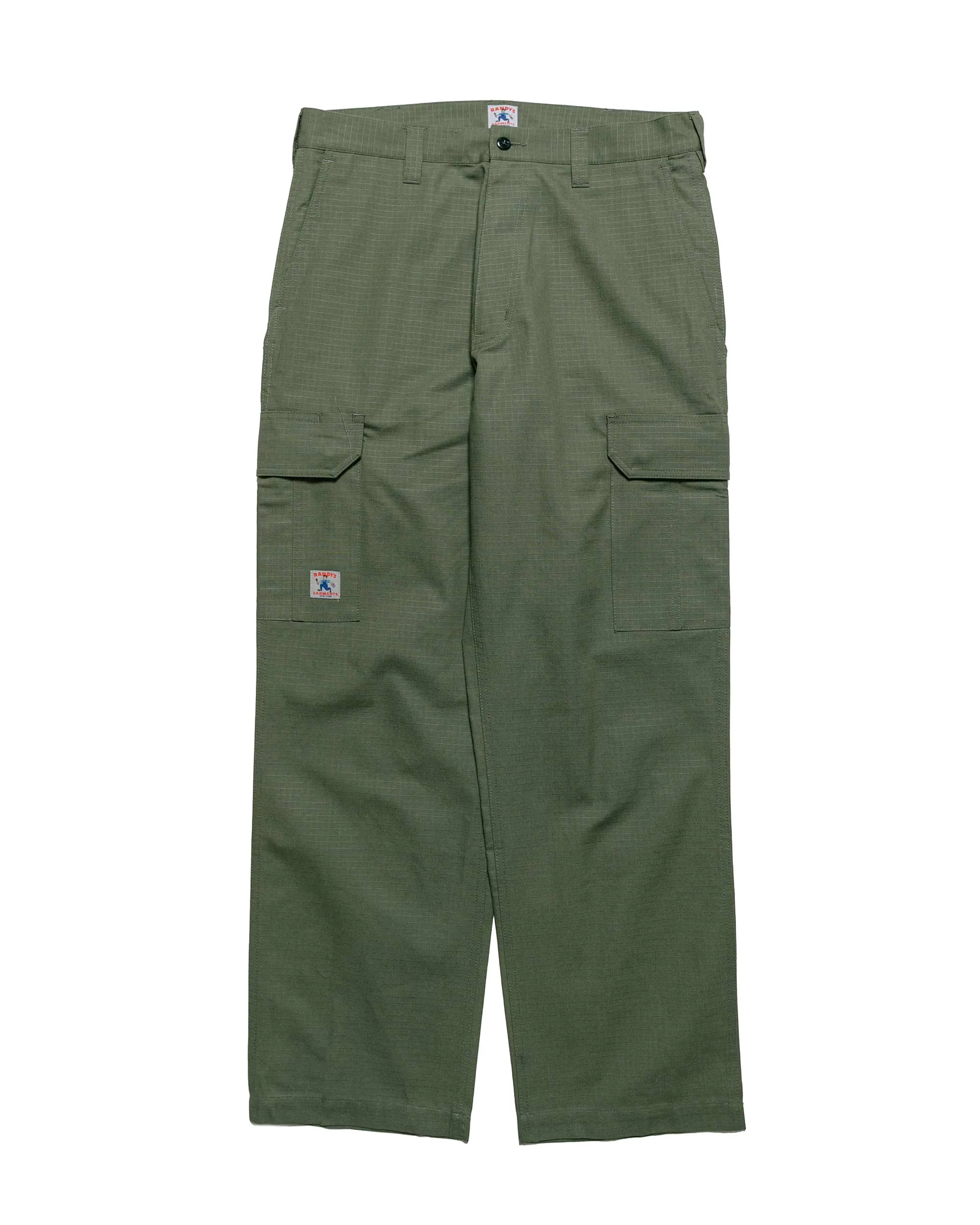 Randy's Garments Cargo Pant Cotton Ripstop Olive sold by Lost & Found