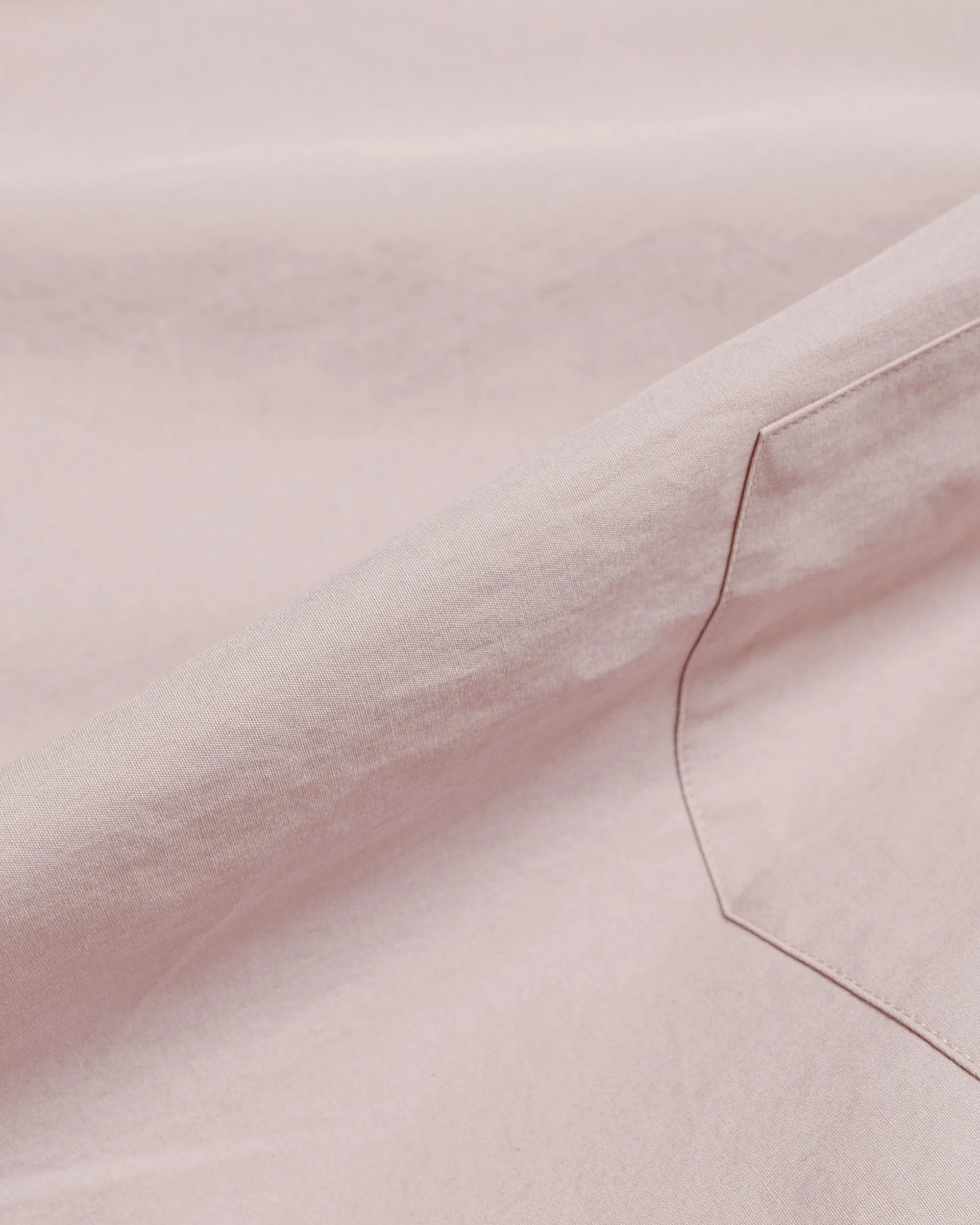 Margaret Howell Half Placket Shirt Paper Cotton Poplin Dusty Pink sold by Lost & Found product image thumbnail 5