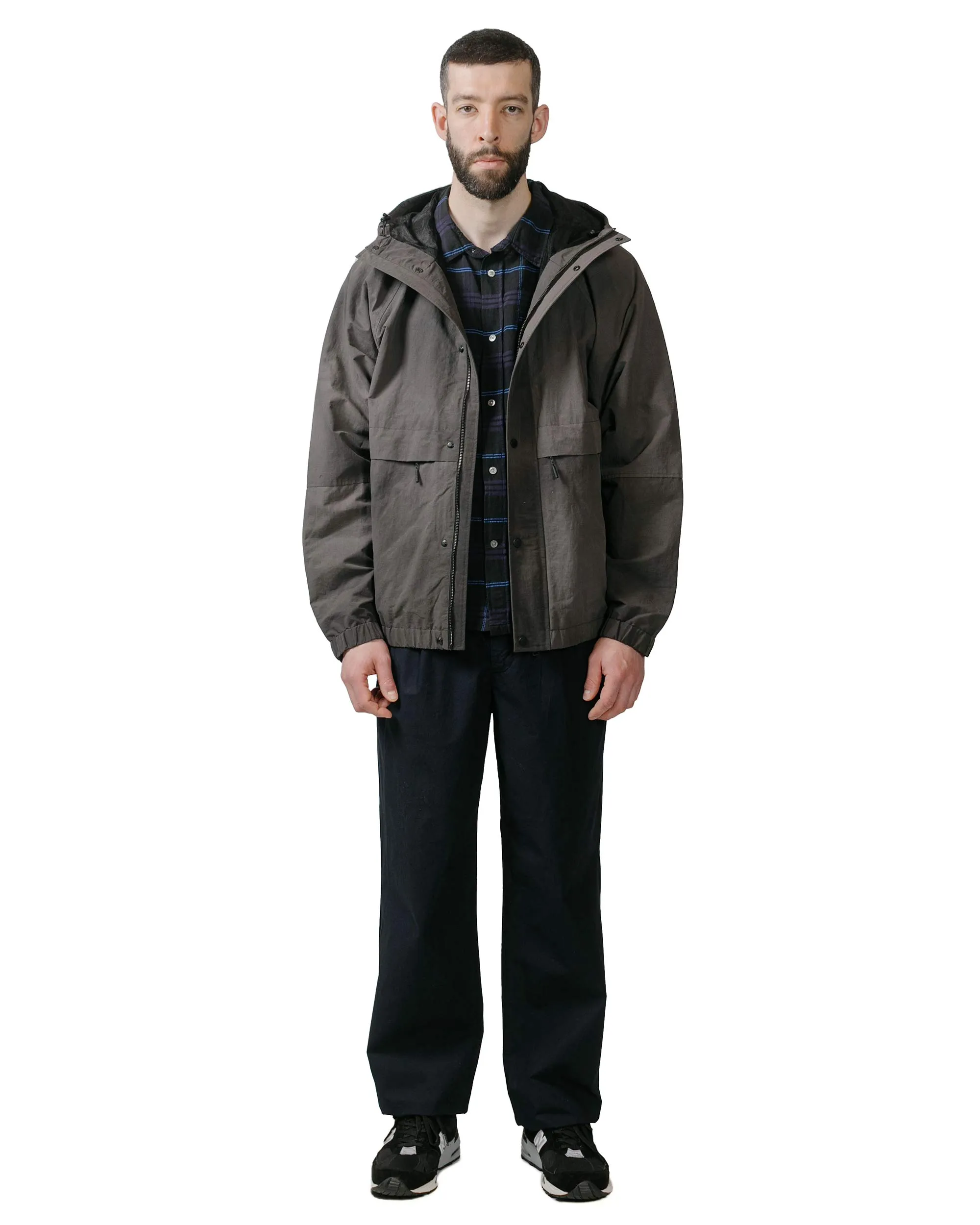 Norse Projects Ivan Relaxed Textured Check SS Shirt Dark Navy sold by Lost & Found product image thumbnail 4