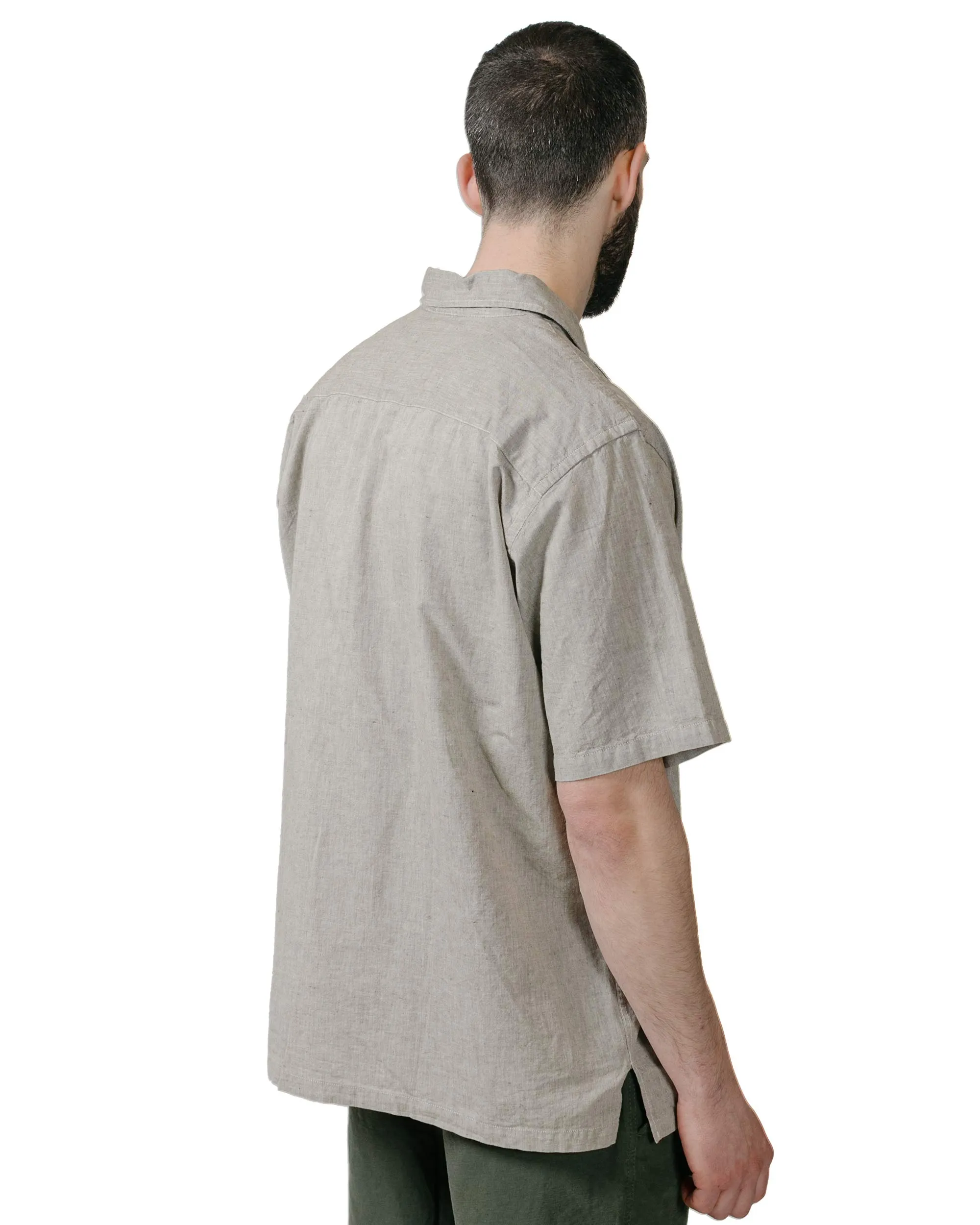 Norse Projects Ivan Relaxed Cotton Linen SS Shirt Ivy Green sold by Lost & Found product image thumbnail 3
