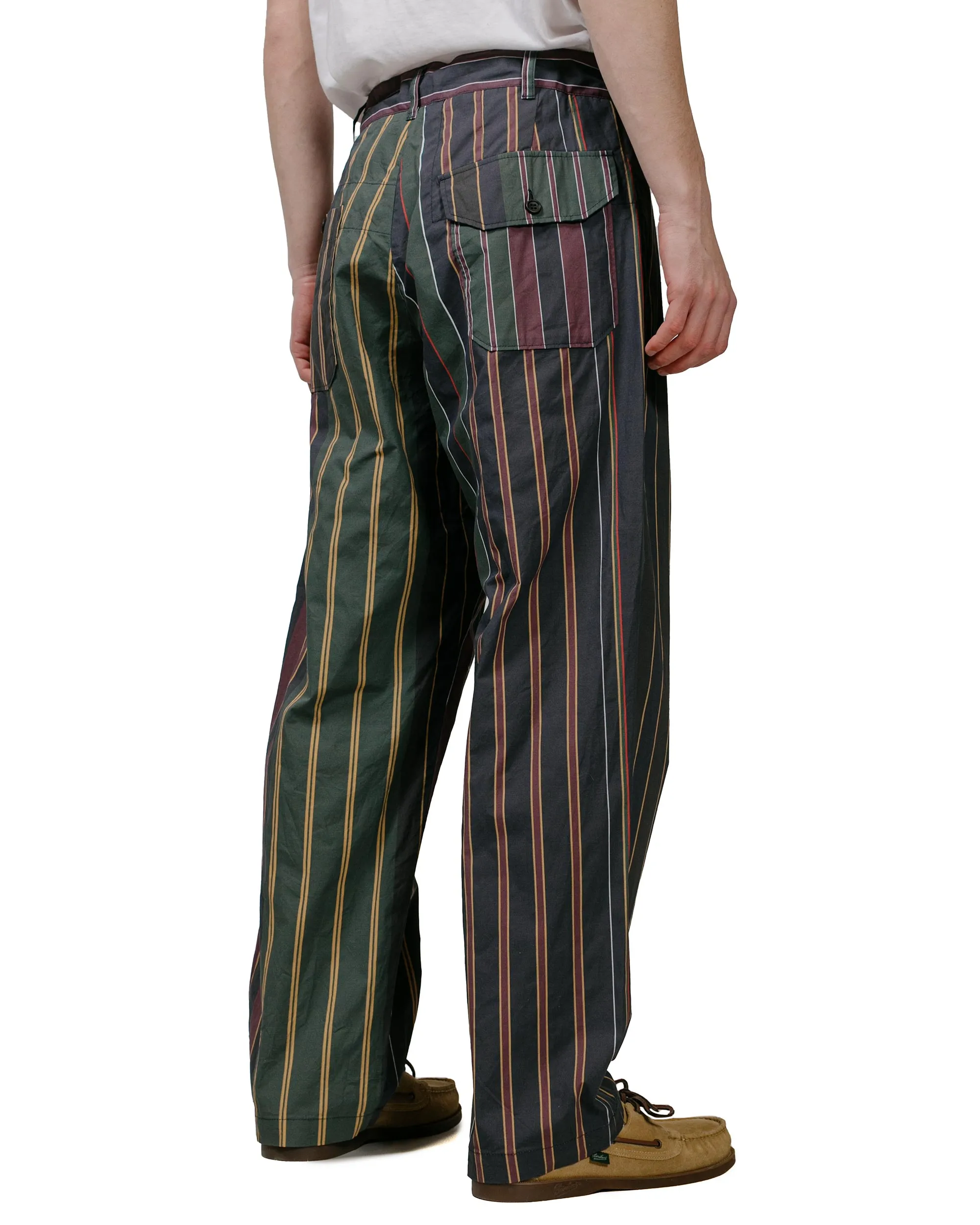 Engineered Garments Carlyle Pant Multi Color Regimental Stripe sold by Lost & Found product image thumbnail 3