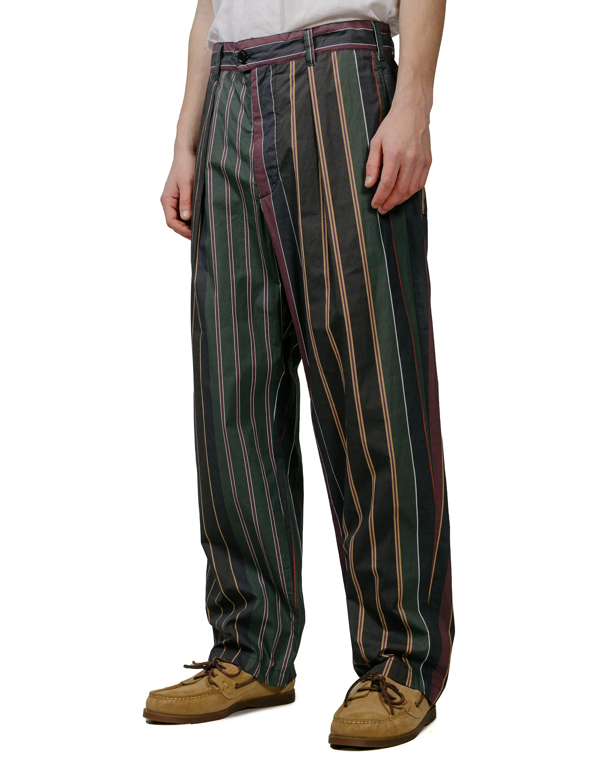 Engineered Garments Carlyle Pant Multi Color Regimental Stripe sold by Lost & Found product image thumbnail 2