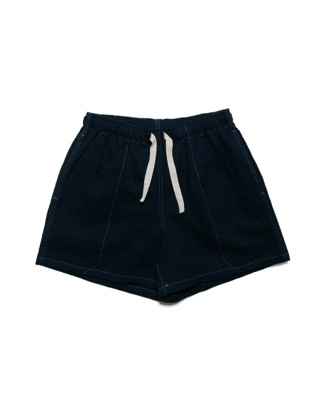 Howlin' Magic Shorts Navy Japanese Seersucker made by Howlin'