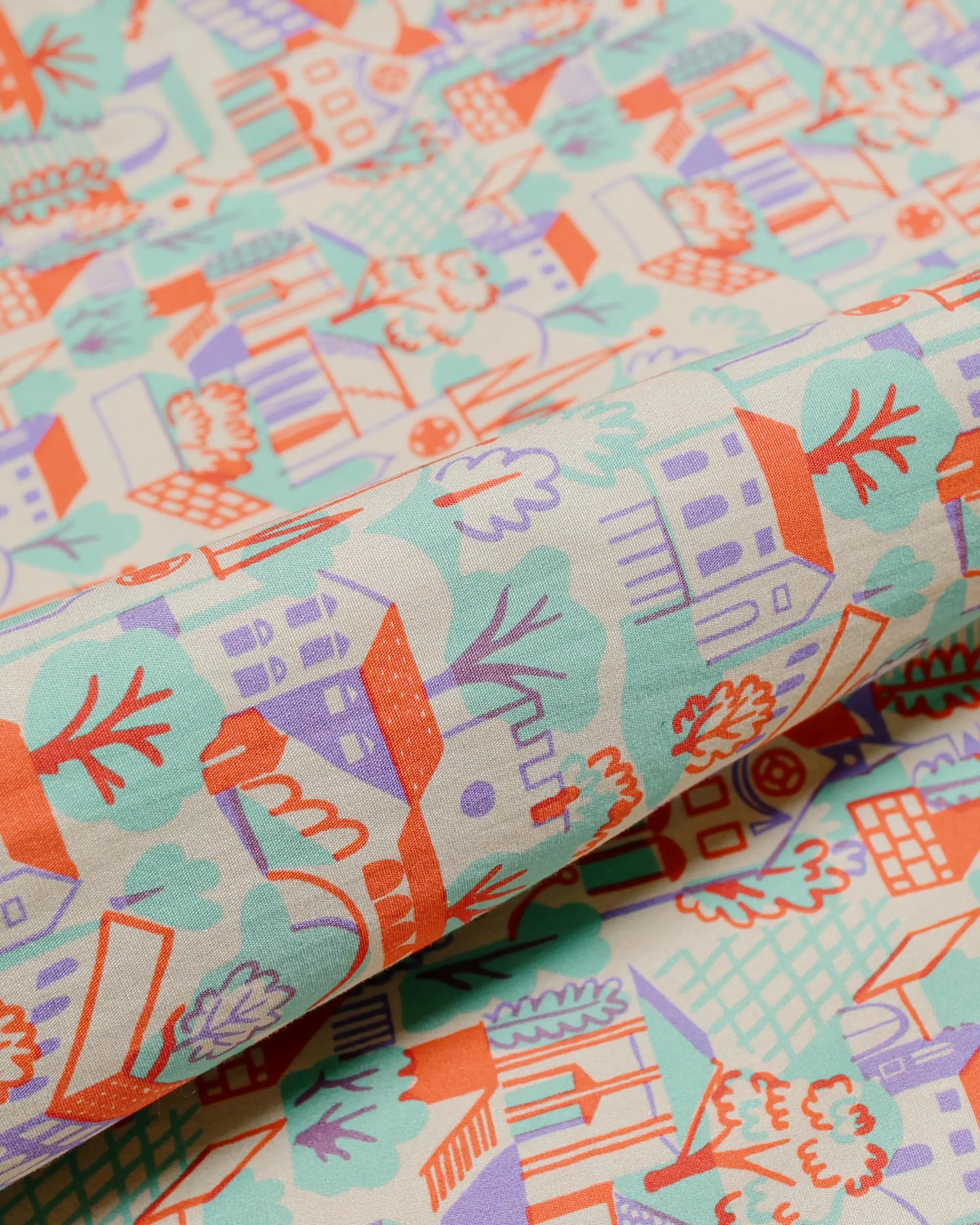 Gitman Vintage Bros. Alexander Girard 'Village' 1945 Camp Shirt sold by Lost & Found product image thumbnail 5