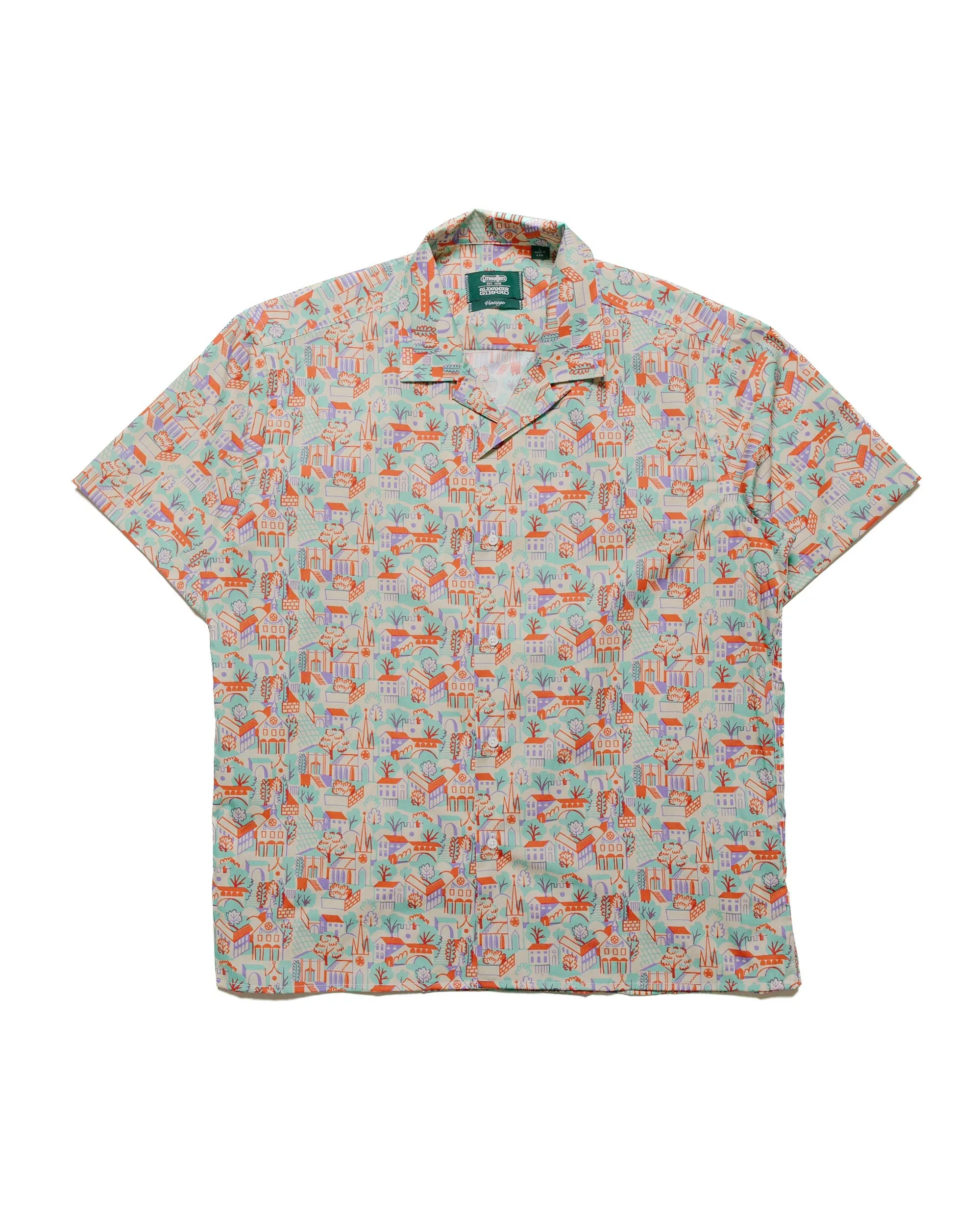 Gitman Vintage Bros. Alexander Girard 'Village' 1945 Camp Shirt sold by Lost & Found