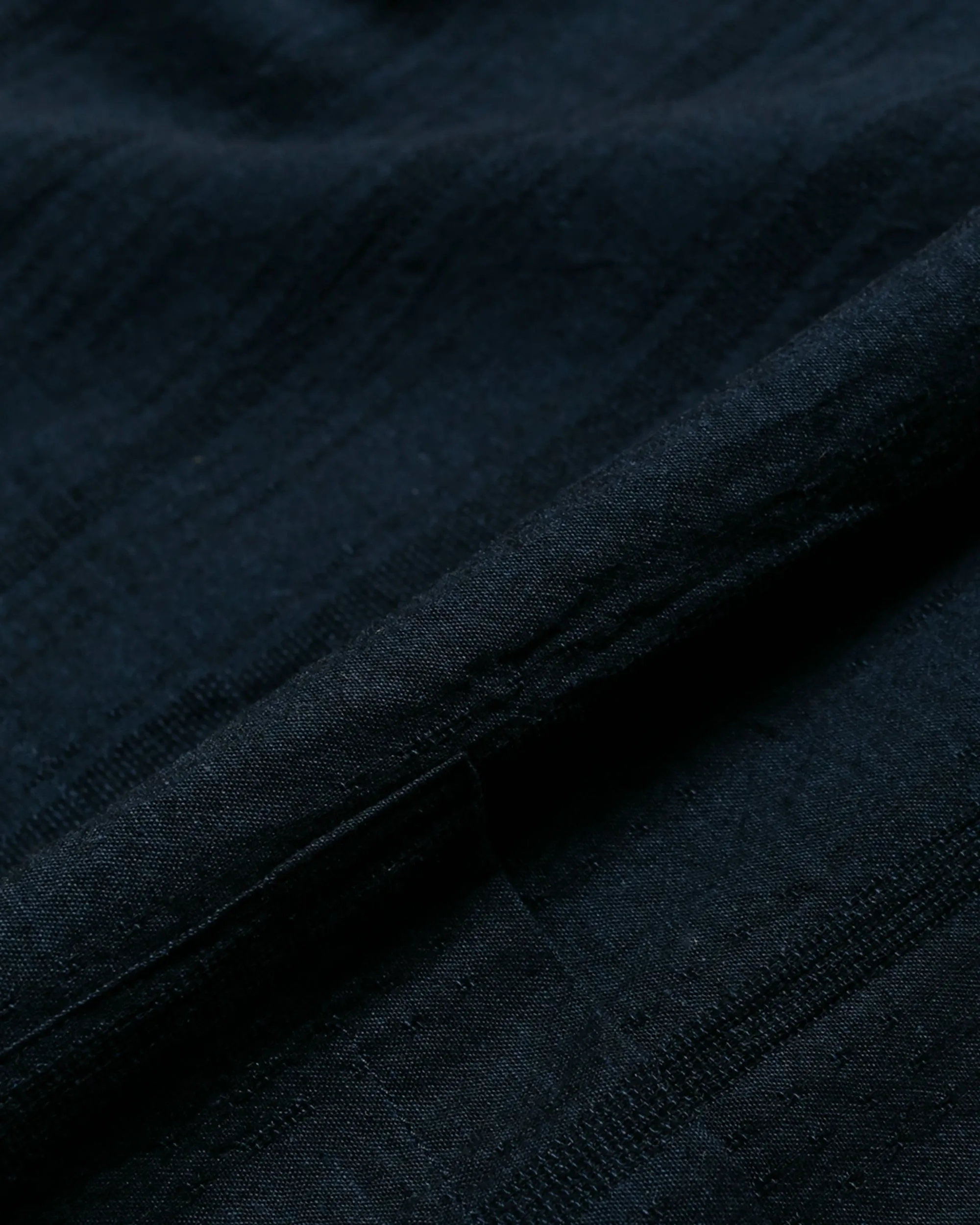 Gitman Vintage Bros. Navy Cotton/Linen Yarn-Dyed Dobby Beach Shirt sold by Lost & Found product image thumbnail 5
