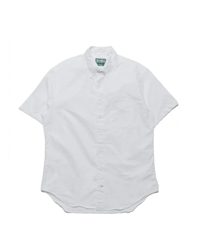 Gitman Vintage Bros. White Oxford Short Sleeve sold by Lost & Found