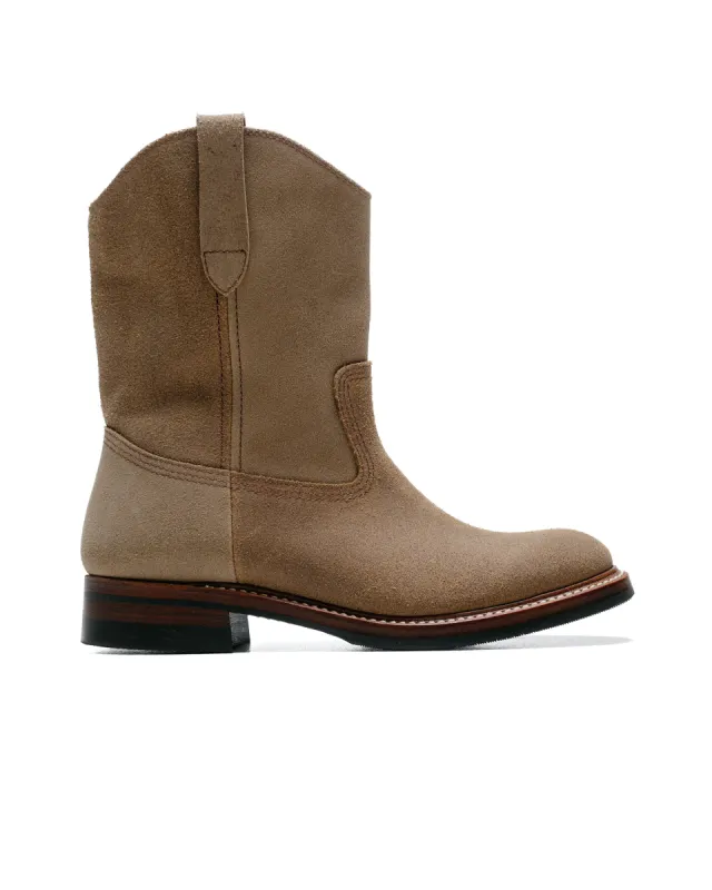 John Lofgren Bootmaker Duke Roper Boots Horween Leather CXL Natural Roughout sold by Lost & Found