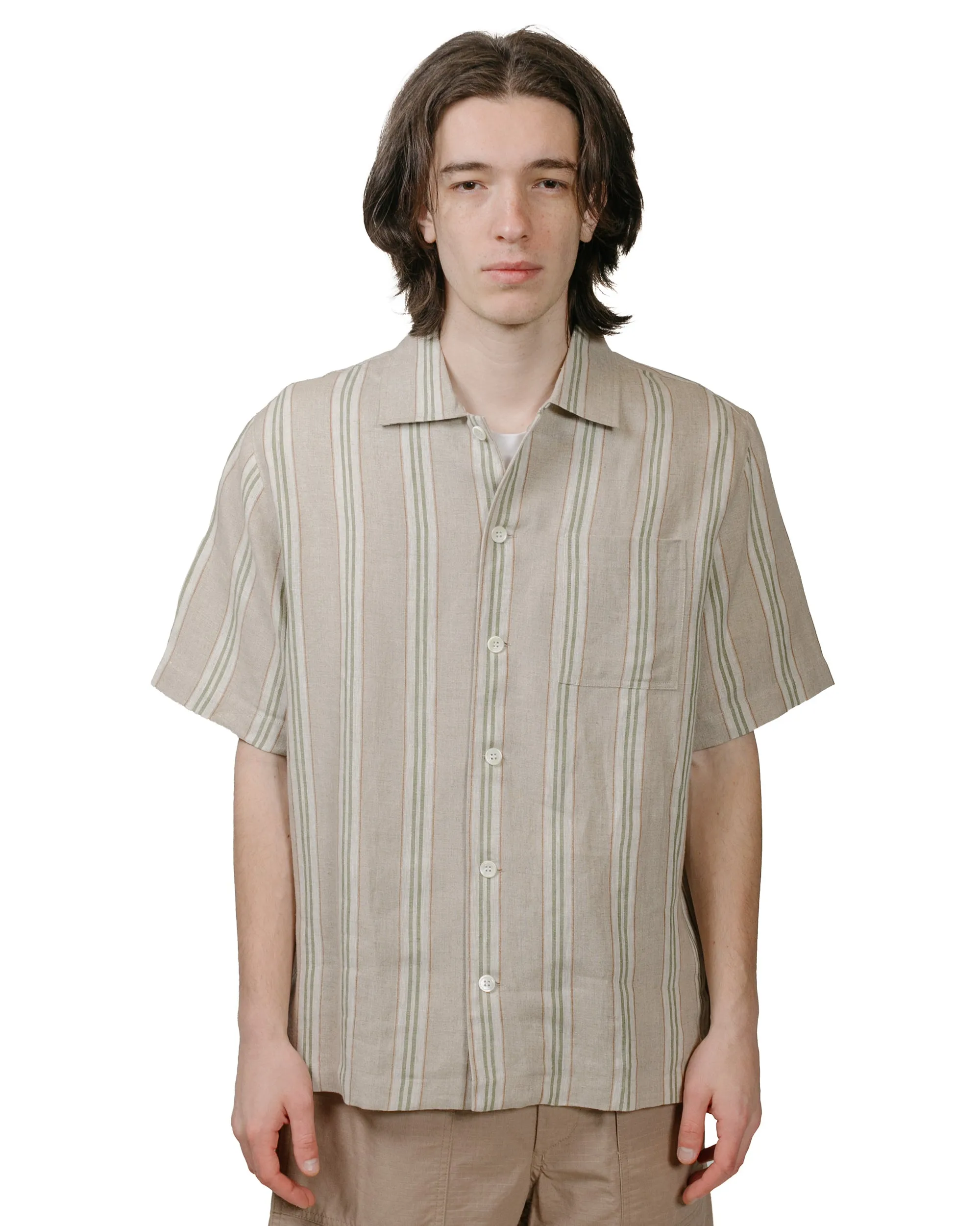 Another Aspect Another Shirt 2.0 Green Stripe sold by Lost & Found product image thumbnail 2