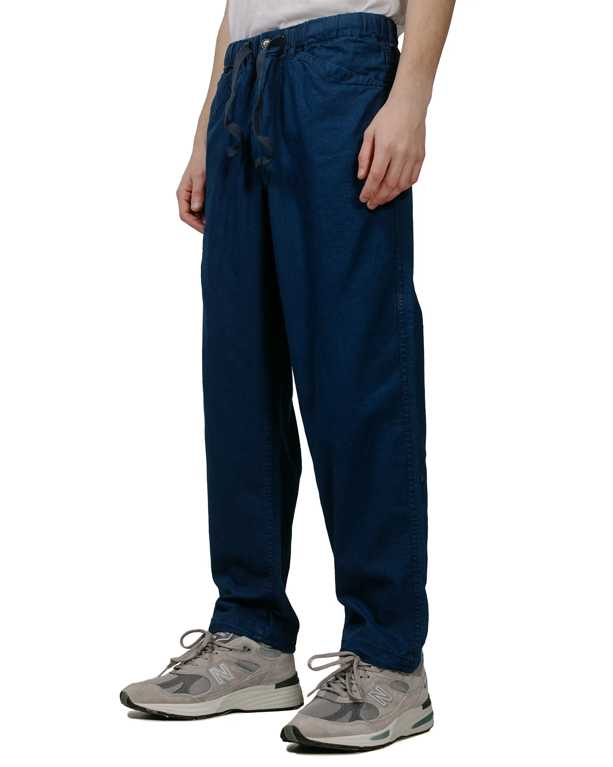 Post O'Alls E-Z Travail Pants Cotton/Linen Sheeting Indigo sold by Lost & Found product image thumbnail 2