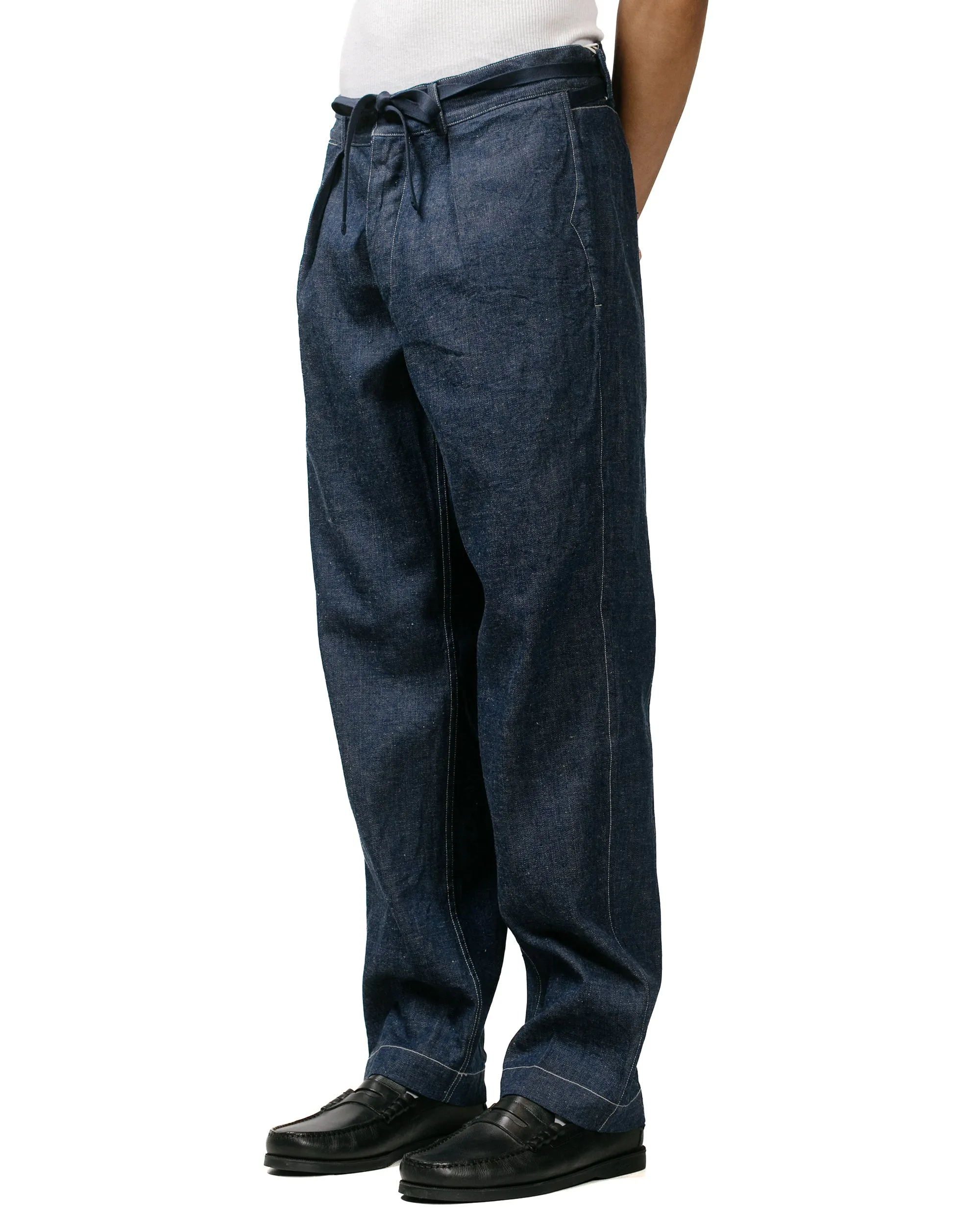 Cohérence Alain 10oz Logger Selvedge Denim Trouser Indigo sold by Lost & Found product image thumbnail 2
