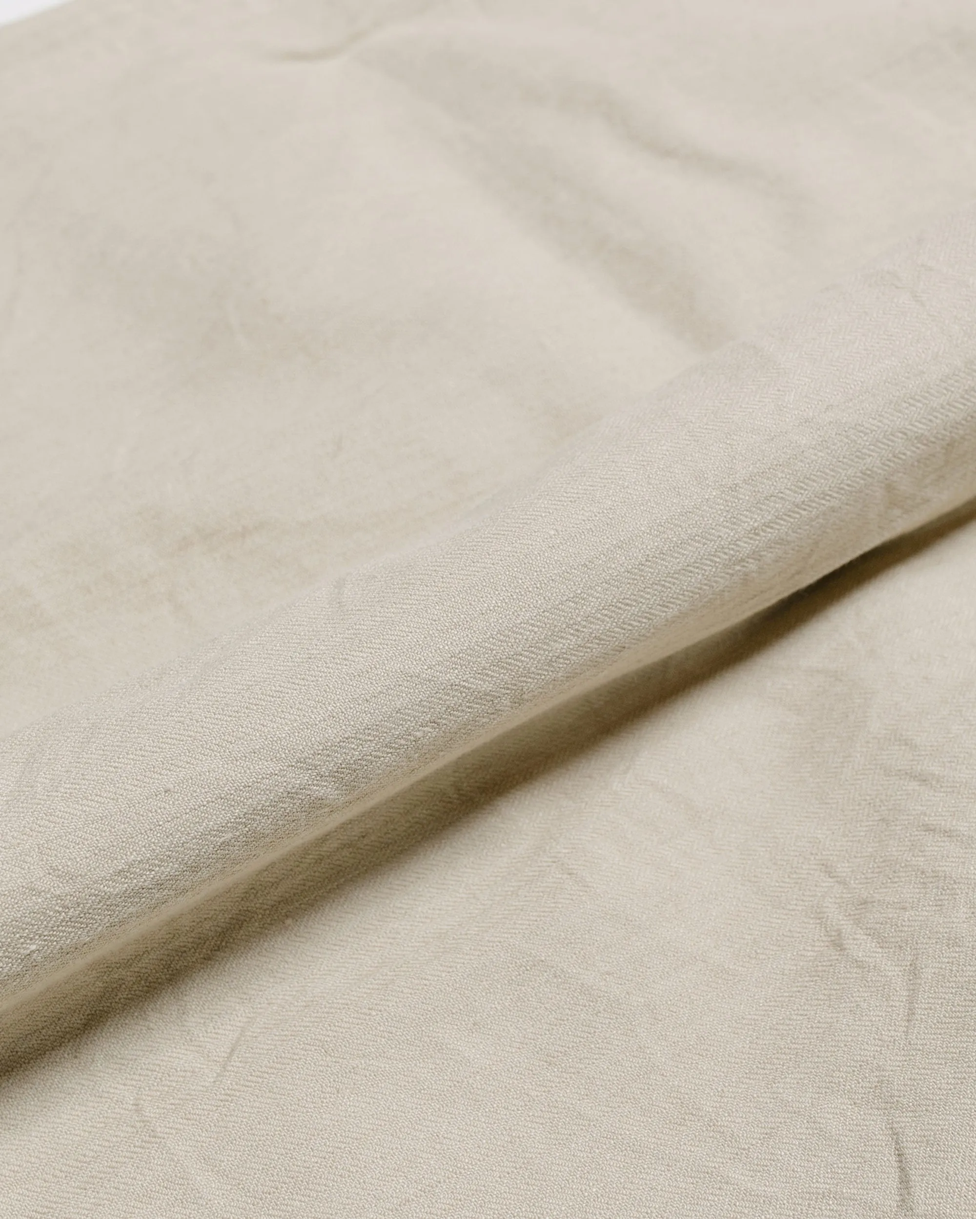 Cohérence Alain Linen Cotton Chevron Trouser Ivory sold by Lost & Found product image thumbnail 5