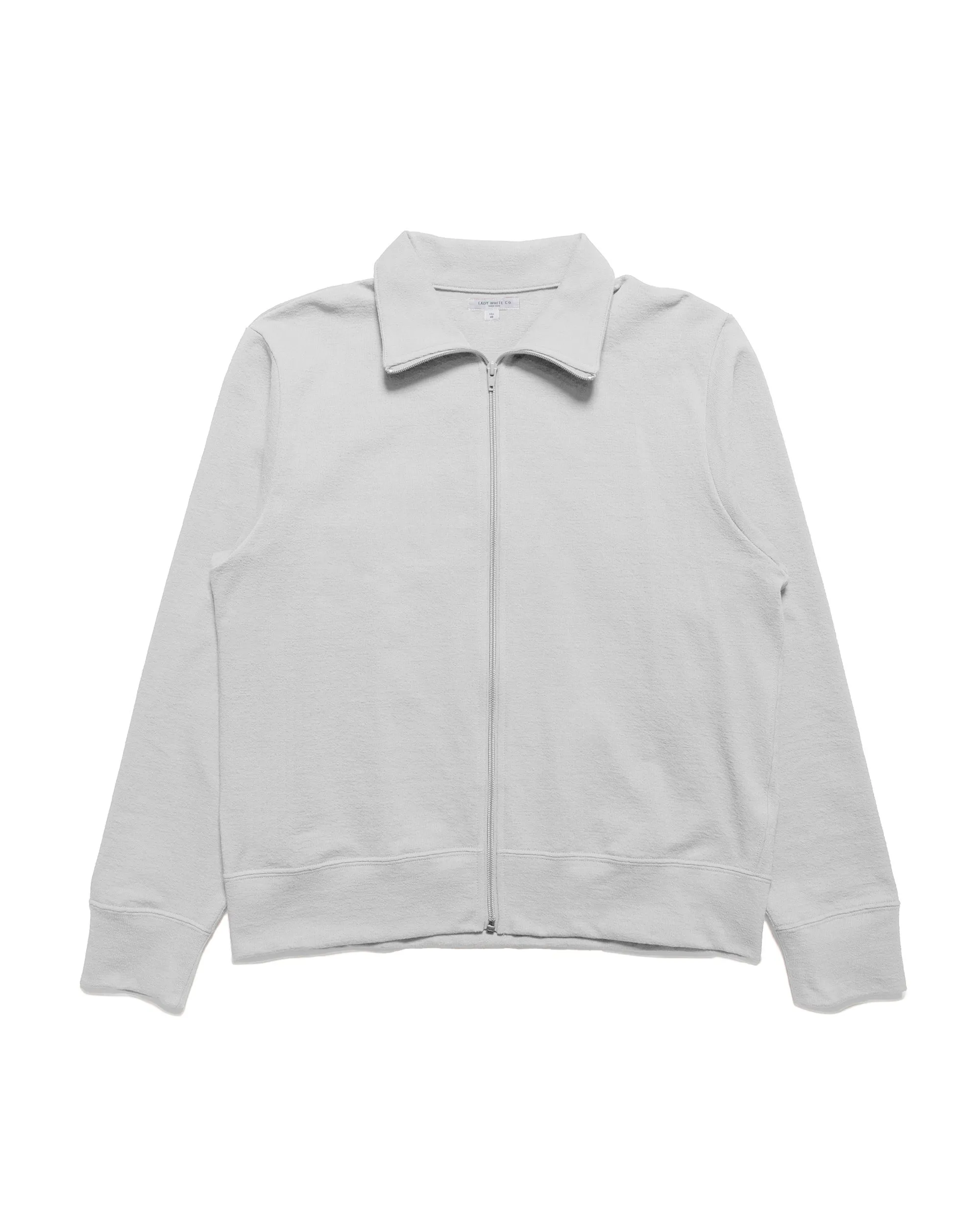 Lady White Co. Textured Full Zip White sold by Lost & Found