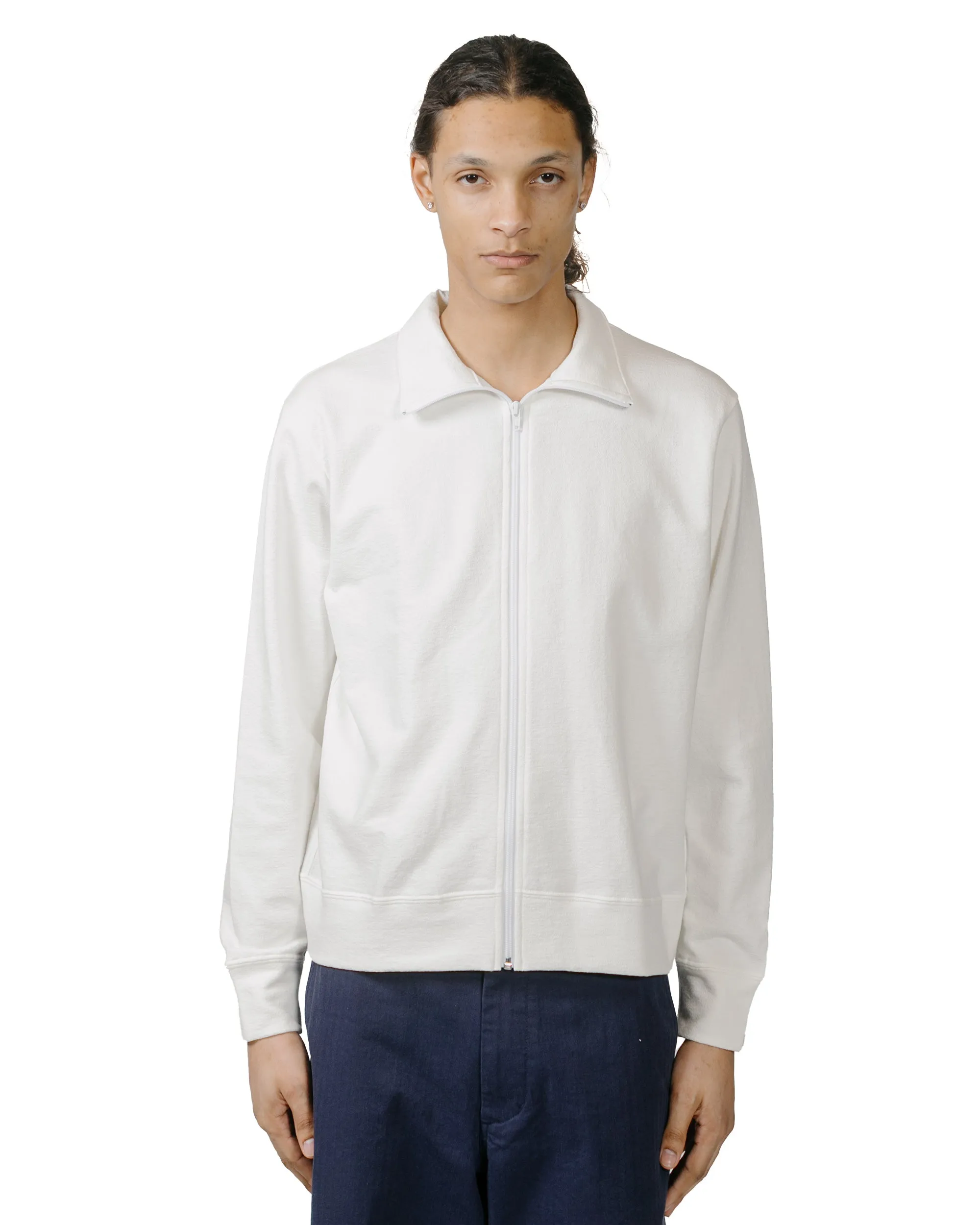 Lady White Co. Textured Full Zip White sold by Lost & Found product image thumbnail 2