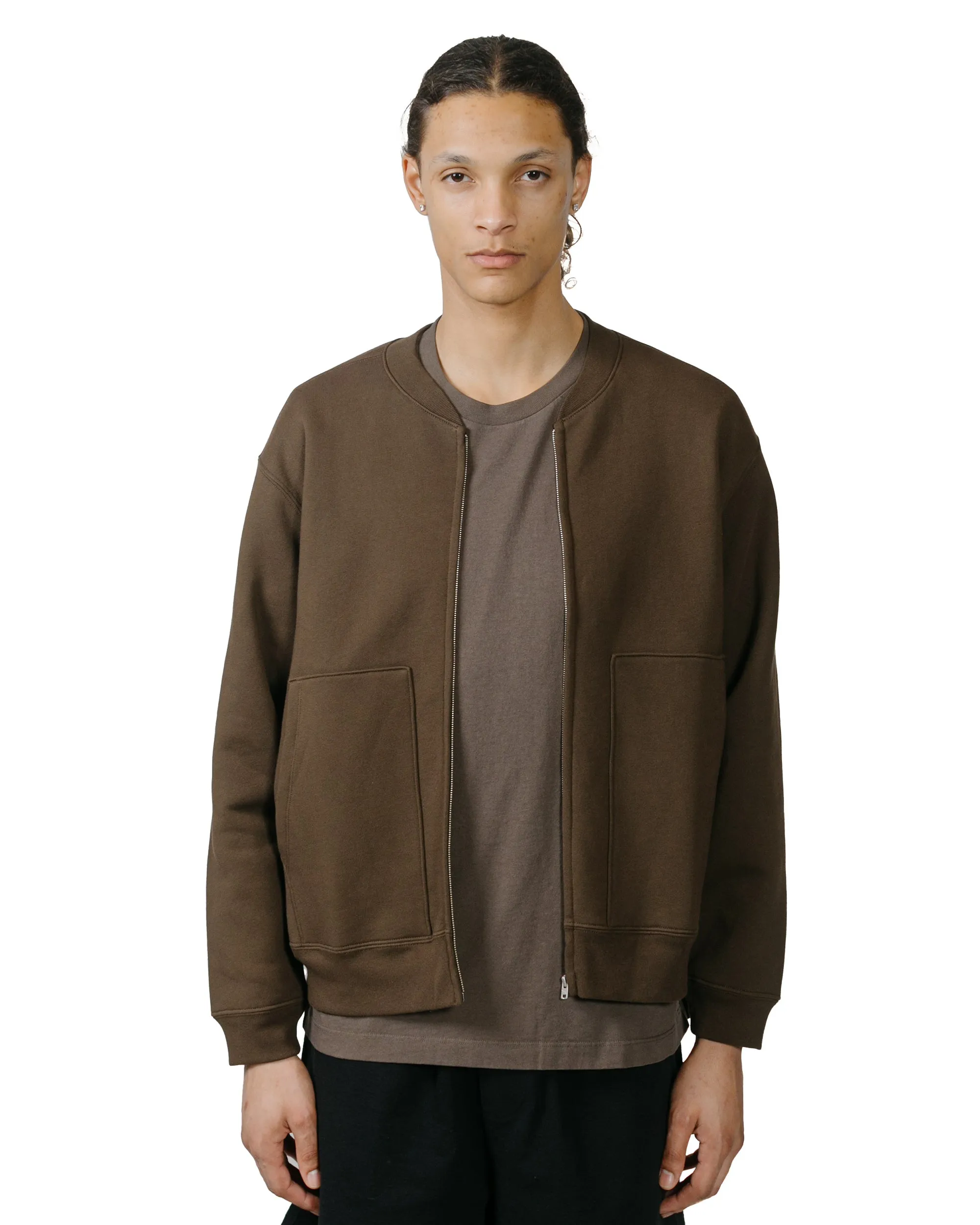 Lady White Co. Zip Crew Neck Bark sold by Lost & Found product image thumbnail 2