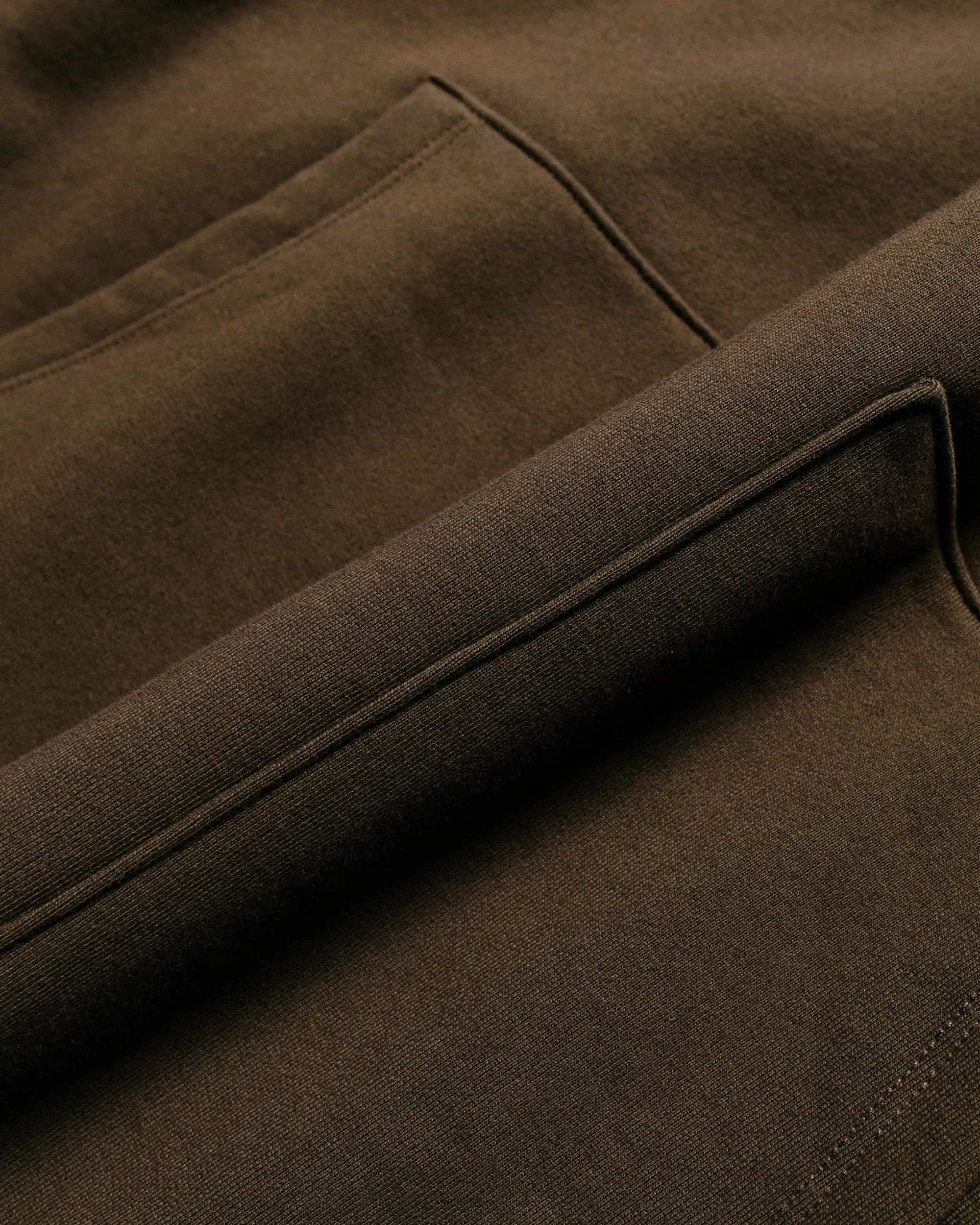 Lady White Co. Zip Crew Neck Bark sold by Lost & Found product image thumbnail 5