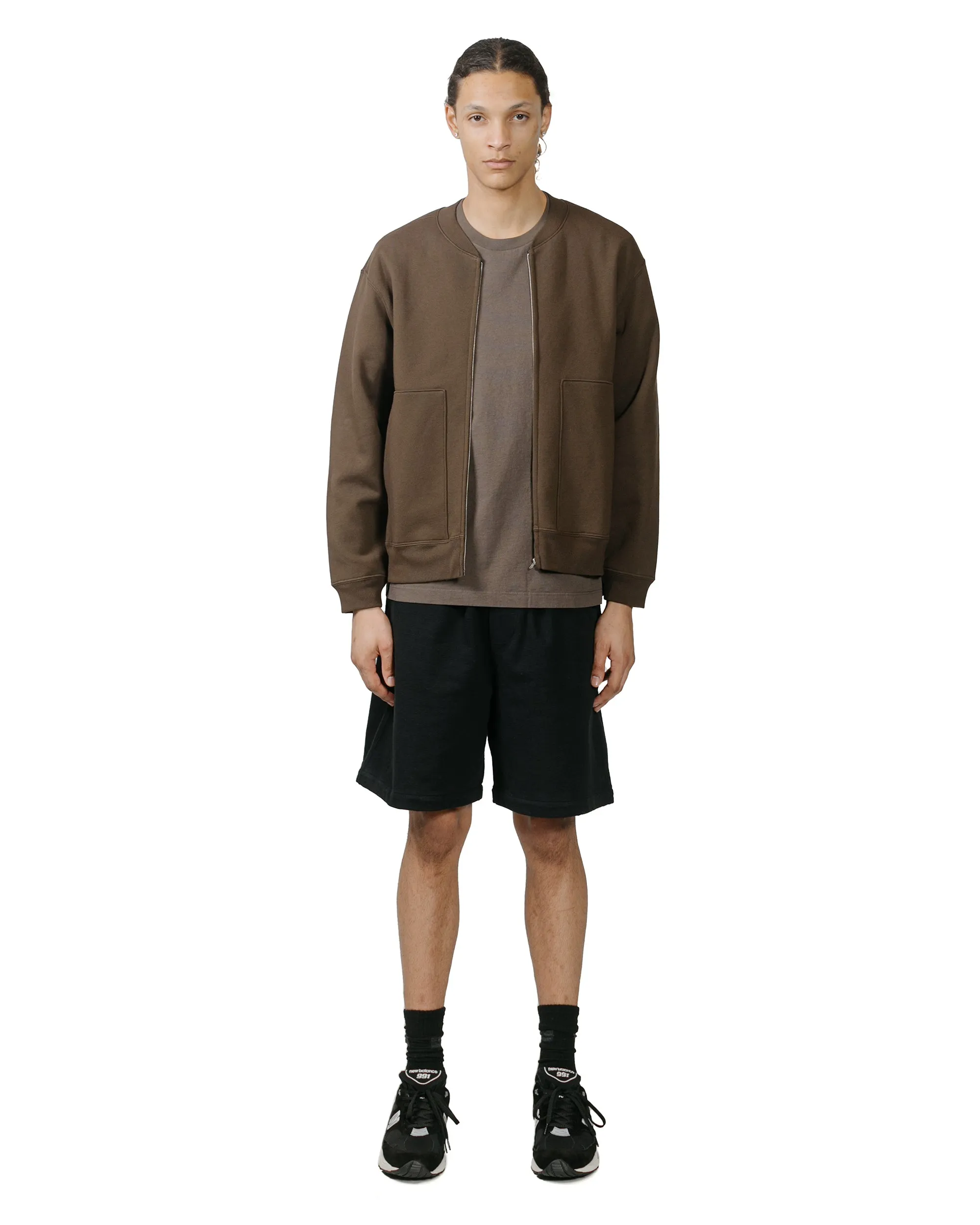 Lady White Co. Zip Crew Neck Bark sold by Lost & Found product image thumbnail 4