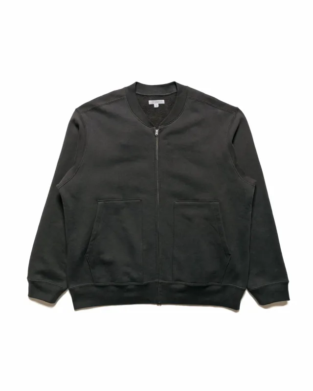 Lady White Co. Zip Crew Neck Tire Black sold by Lost & Found