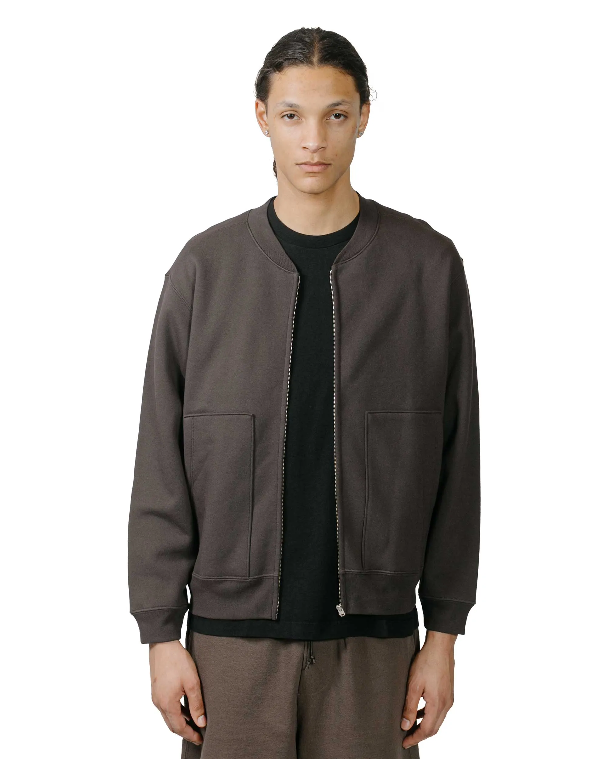 Lady White Co. Zip Crew Neck Tire Black sold by Lost & Found product image thumbnail 2