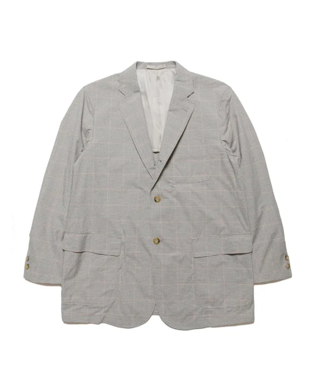 Beams Plus 3B Box-Fit Jacket TR Plaid Beige sold by Lost & Found