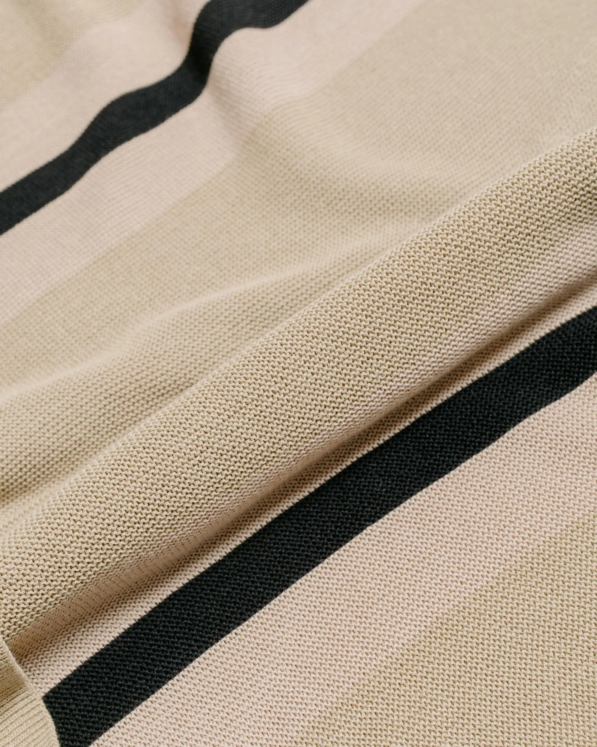 Beams Plus Cardigan Stripe Beige sold by Lost & Found product image thumbnail 5