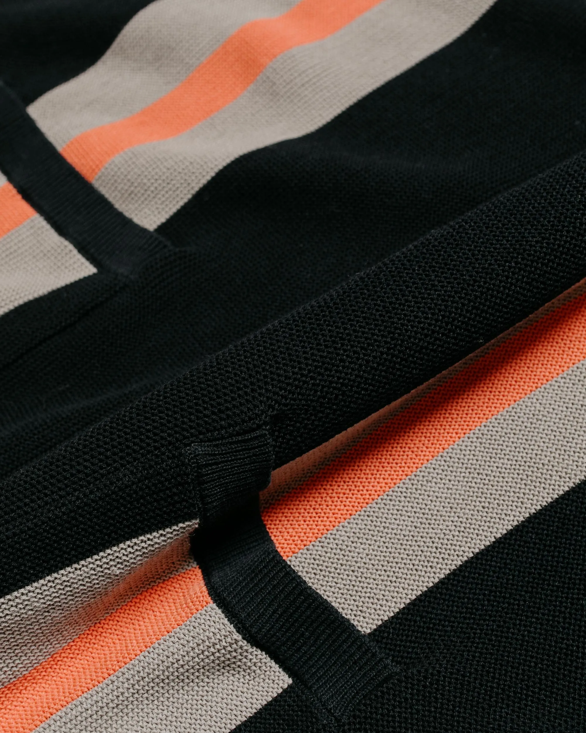 Beams Plus Cardigan Stripe Black sold by Lost & Found product image thumbnail 5