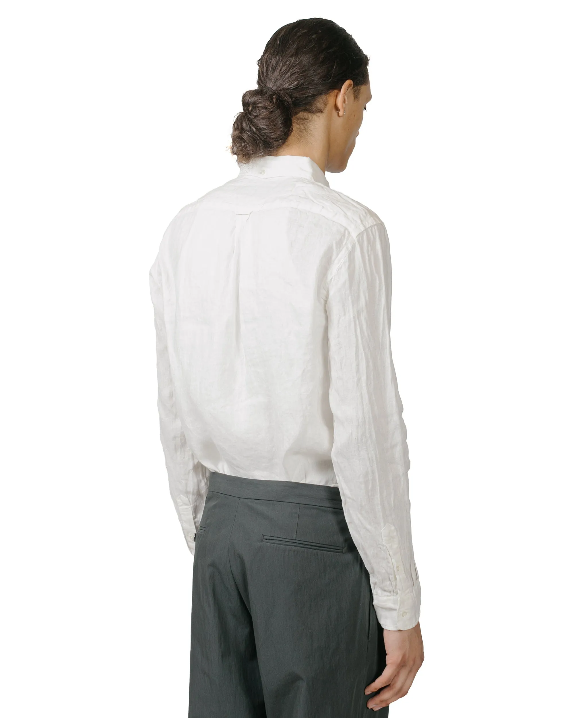 Beams Plus B.D. Linen Oxford White sold by Lost & Found product image thumbnail 3