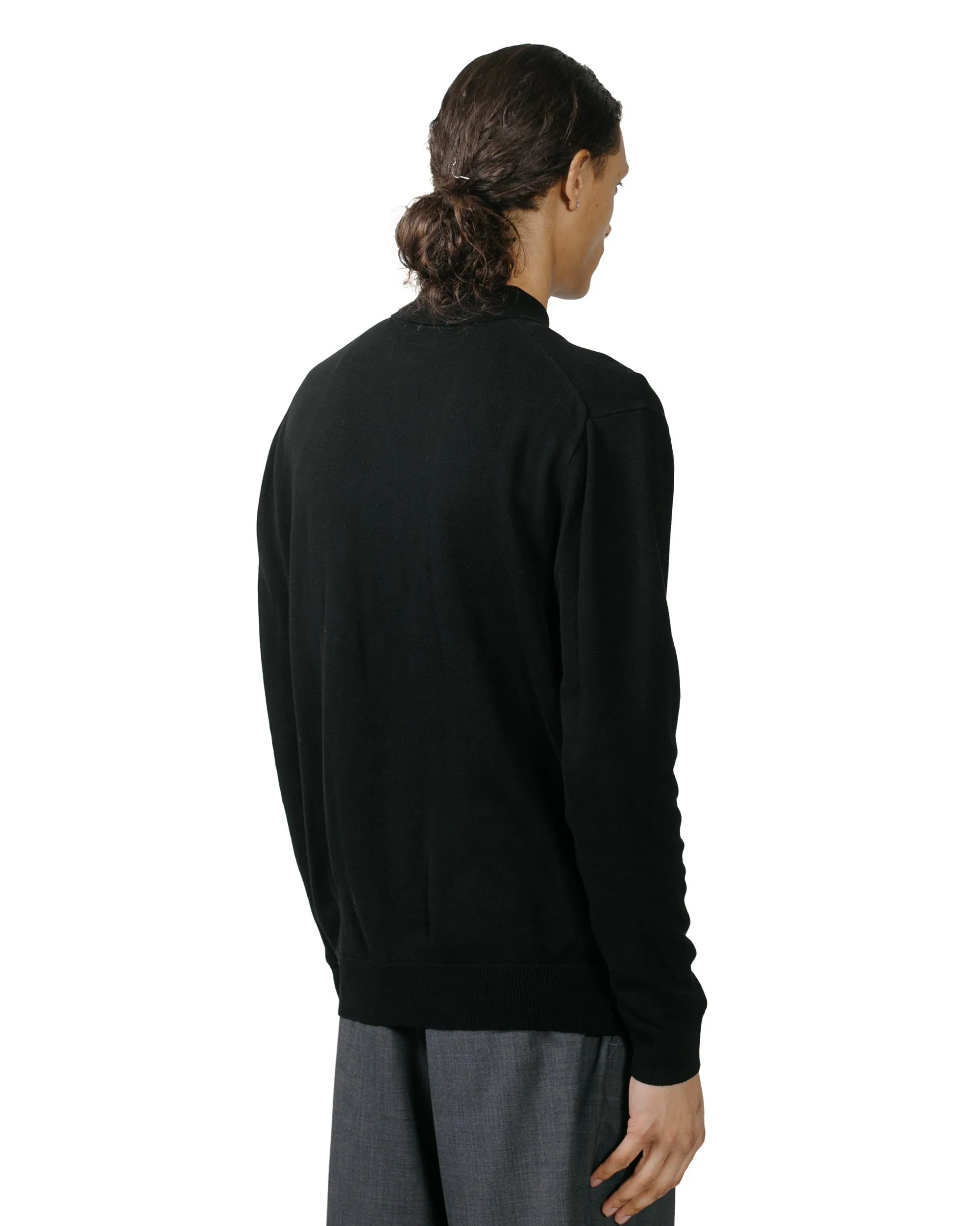 Beams Plus Knit Polo 12G Black sold by Lost & Found product image thumbnail 3
