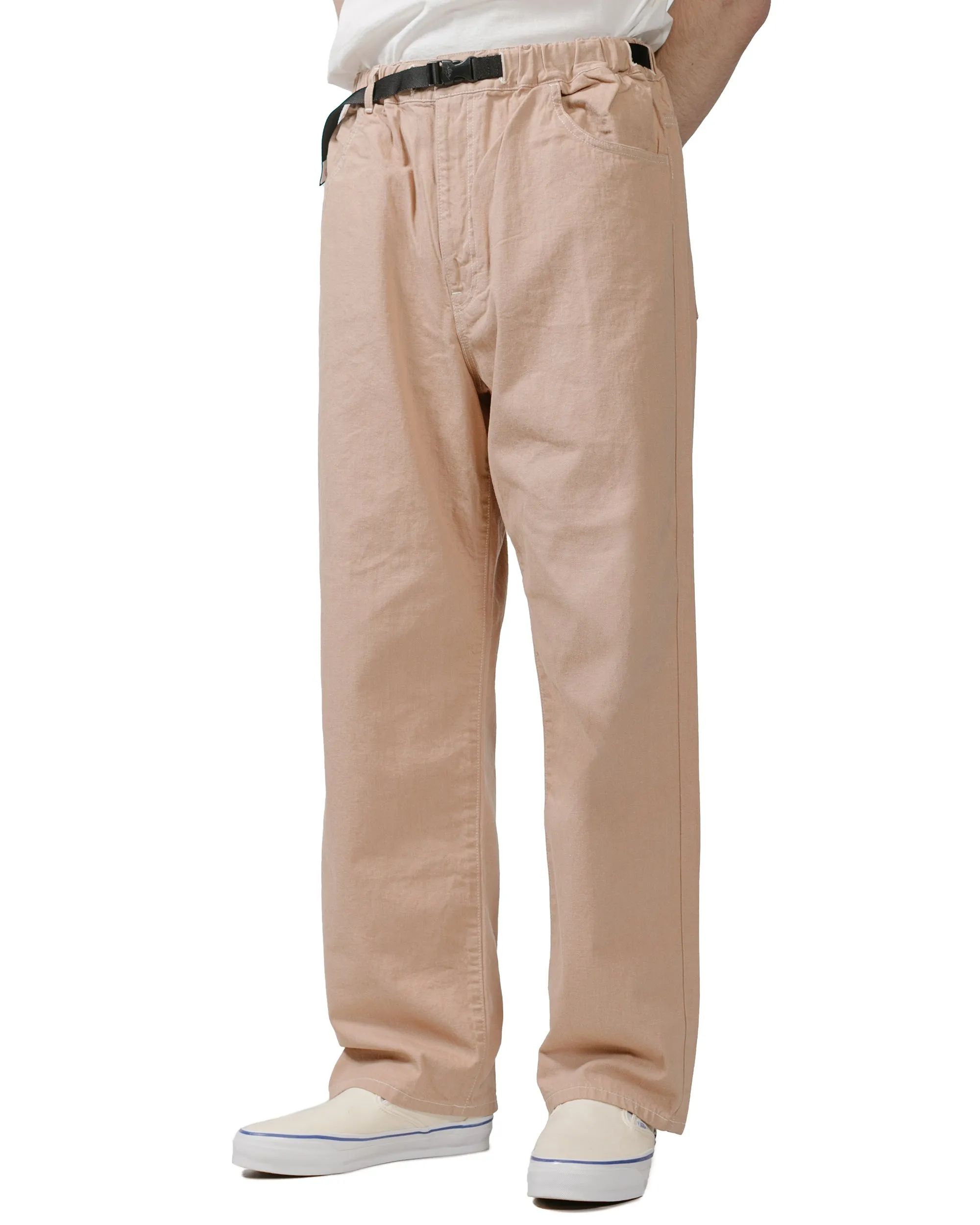 Danton Colour Denim Belted Easy Pant Salmon Pink sold by Lost & Found product image thumbnail 2