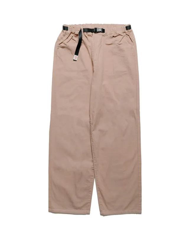 Danton Colour Denim Belted Easy Pant Salmon Pink made by Lost & Found