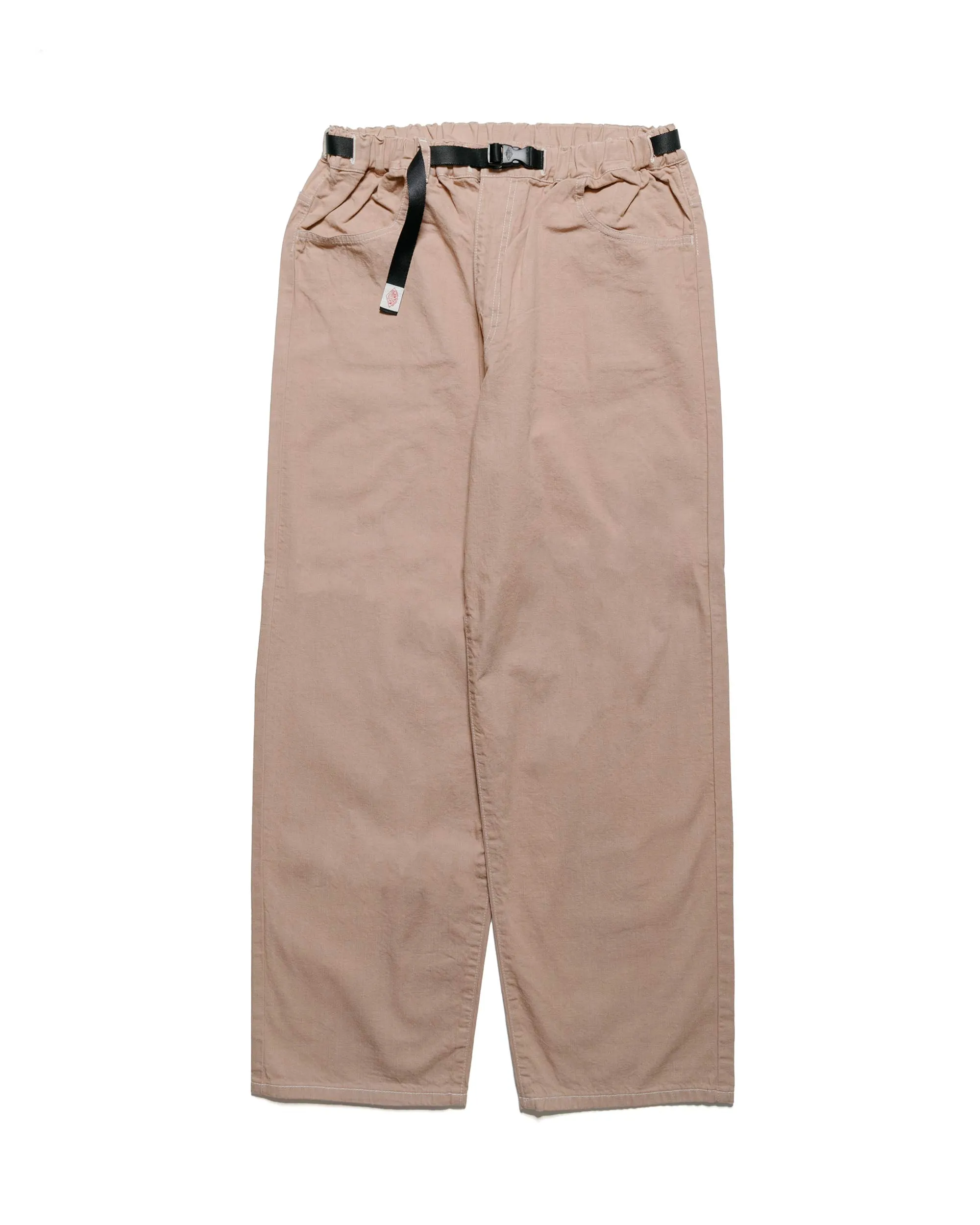 Danton Colour Denim Belted Easy Pant Salmon Pink sold by Lost & Found