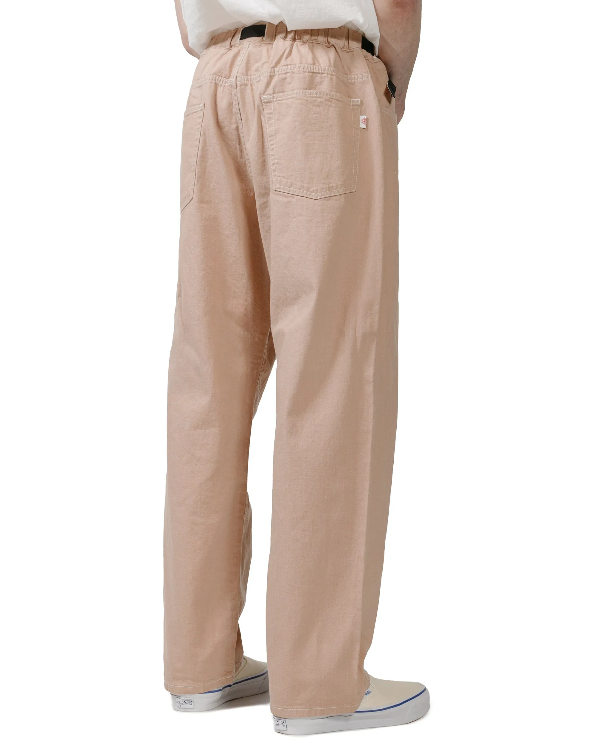 Danton Colour Denim Belted Easy Pant Salmon Pink sold by Lost & Found product image thumbnail 3
