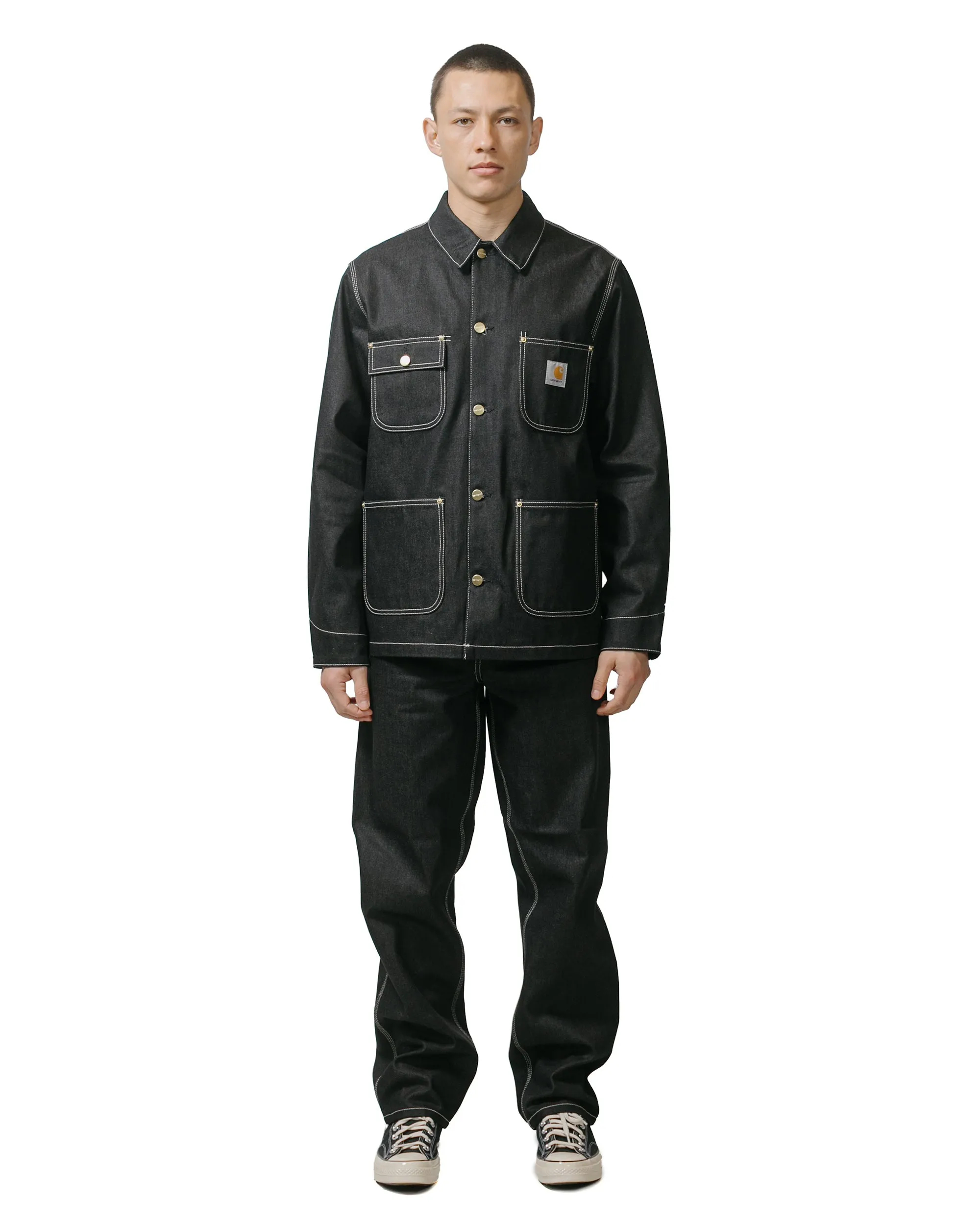 Carhartt W.I.P. OG Chore Coat Denim Black Rigid sold by Lost & Found product image thumbnail 4