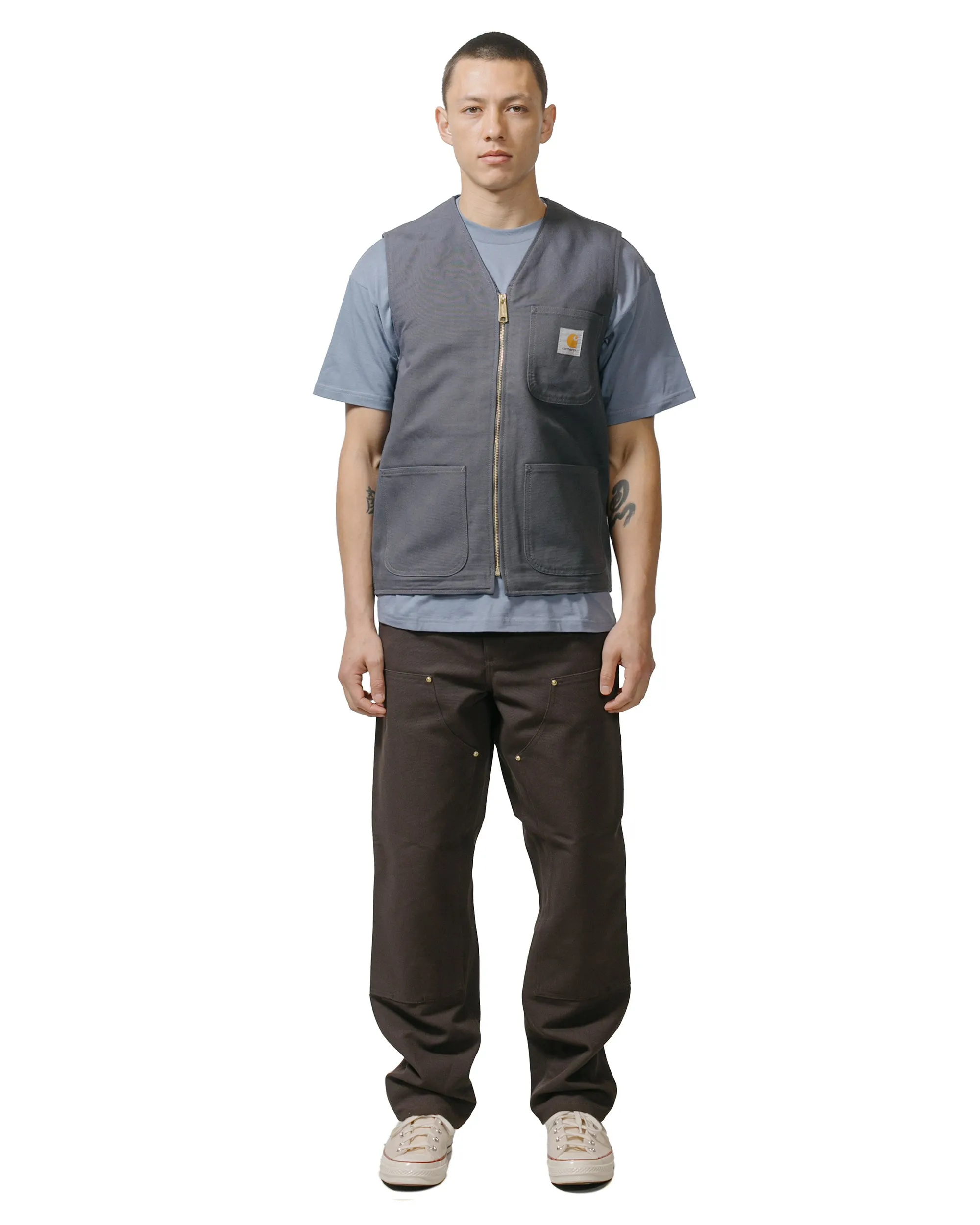 Carhartt W.I.P. Arbor Vest Canvas Zeus Rigid sold by Lost & Found product image thumbnail 4
