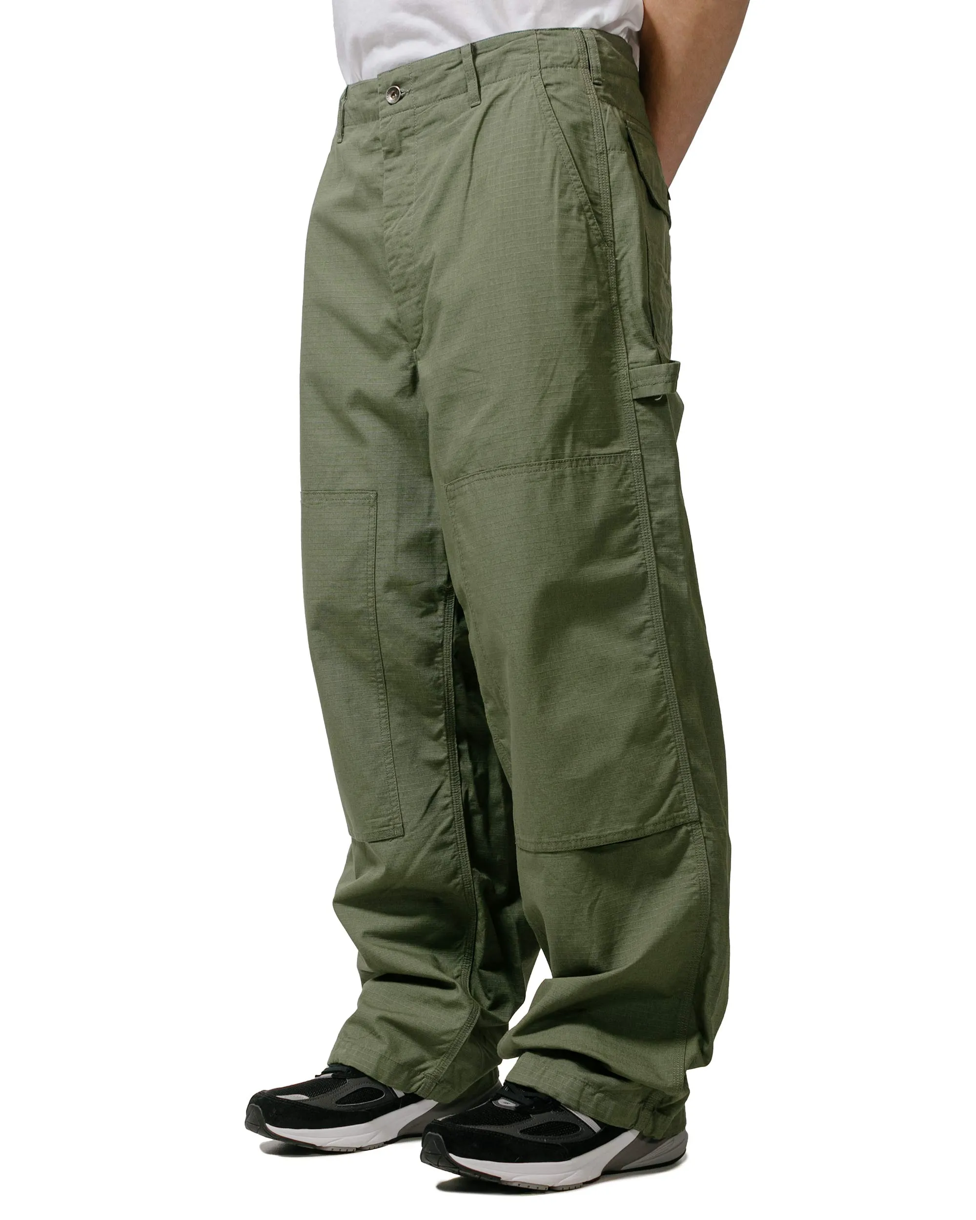 Engineered Garments Painter Pant Olive Cotton Ripstop sold by Lost & Found product image thumbnail 2