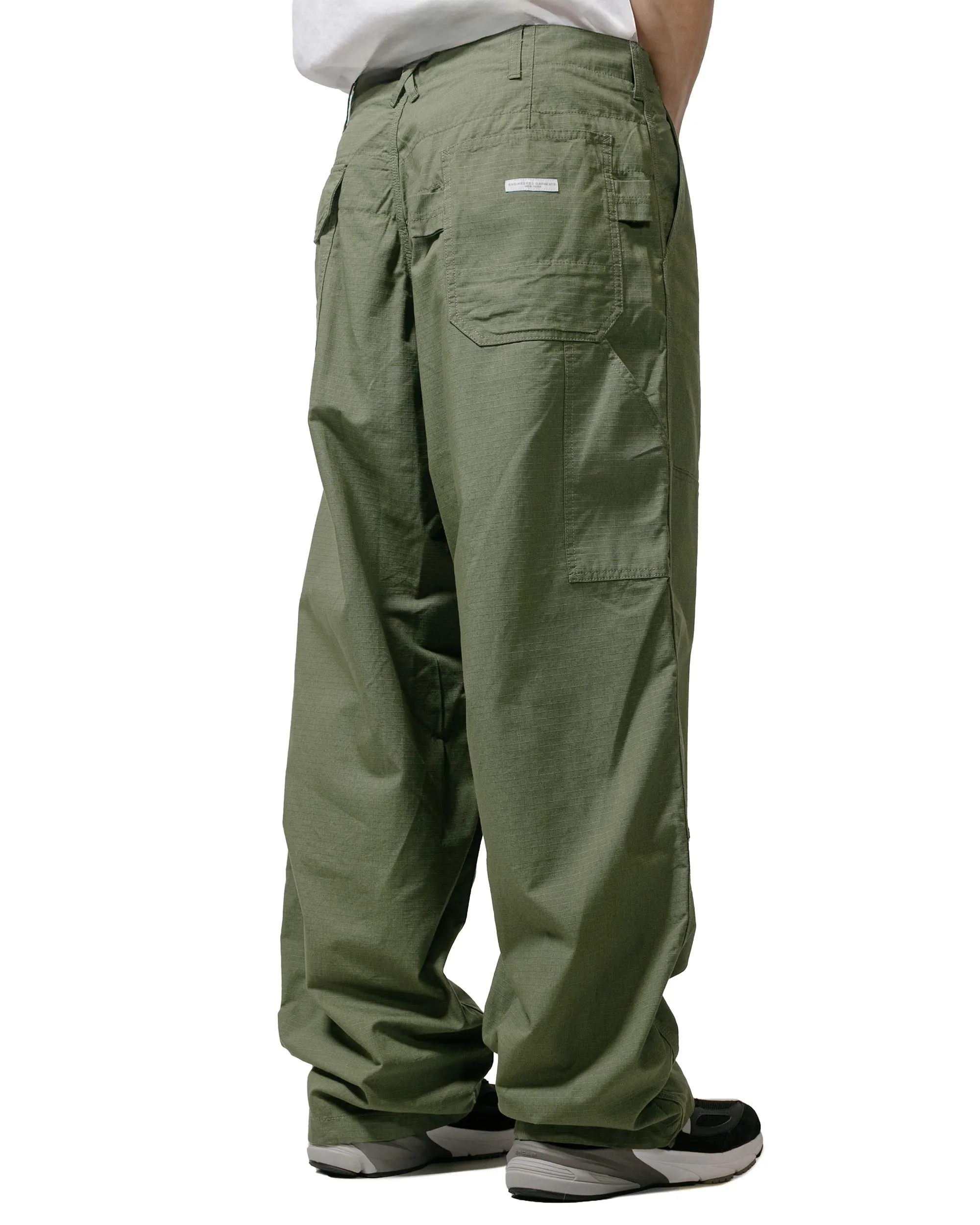 Engineered Garments Painter Pant Olive Cotton Ripstop sold by Lost & Found product image thumbnail 3