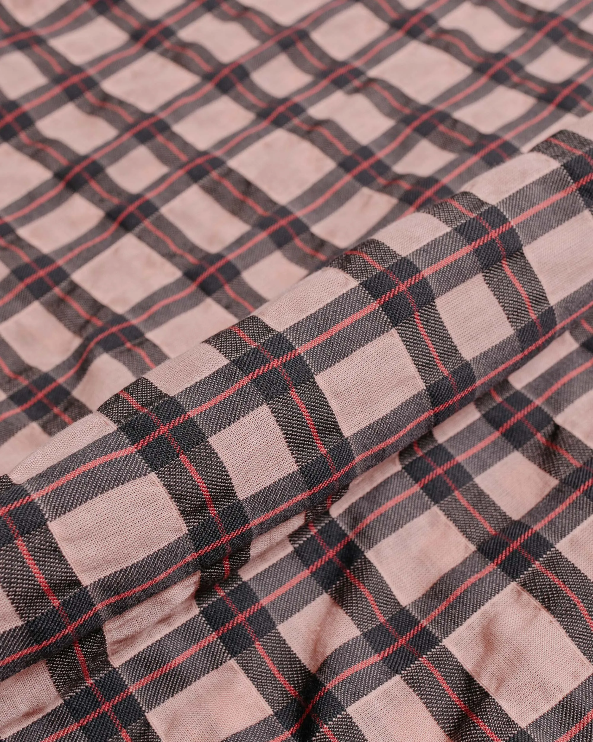 Stüssy Sonoma Plaid LS Shirt Pink sold by Lost & Found product image thumbnail 2