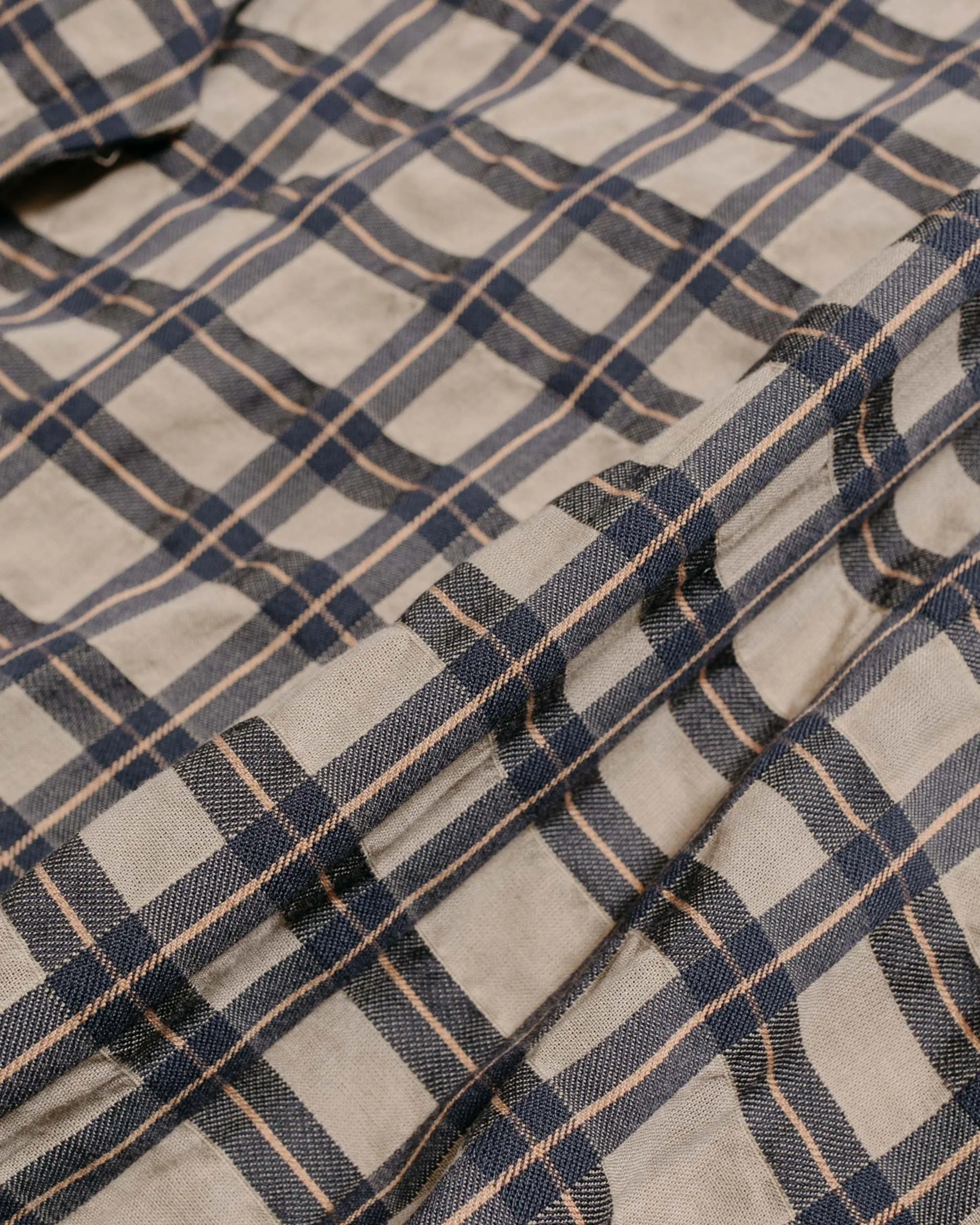 Stüssy Sonoma Plaid LS Shirt Tan sold by Lost & Found product image thumbnail 2