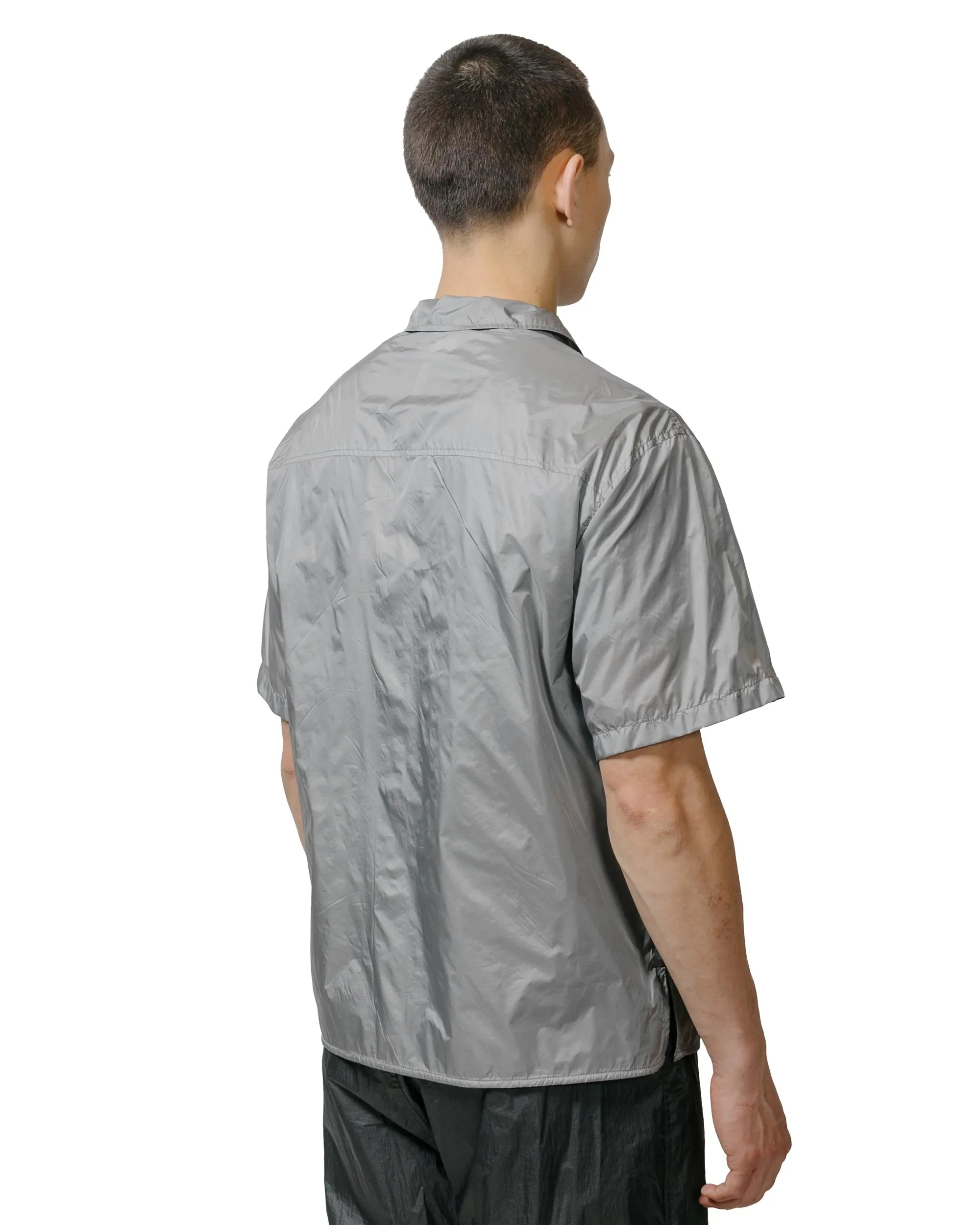 Amomento Nylon Short Sleeve Shirts Blue Grey sold by Lost & Found product image thumbnail 3