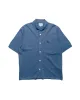 Norse Projects Rollo Cotton Linen SS Shirt Calcite Blue sold by Lost & Found