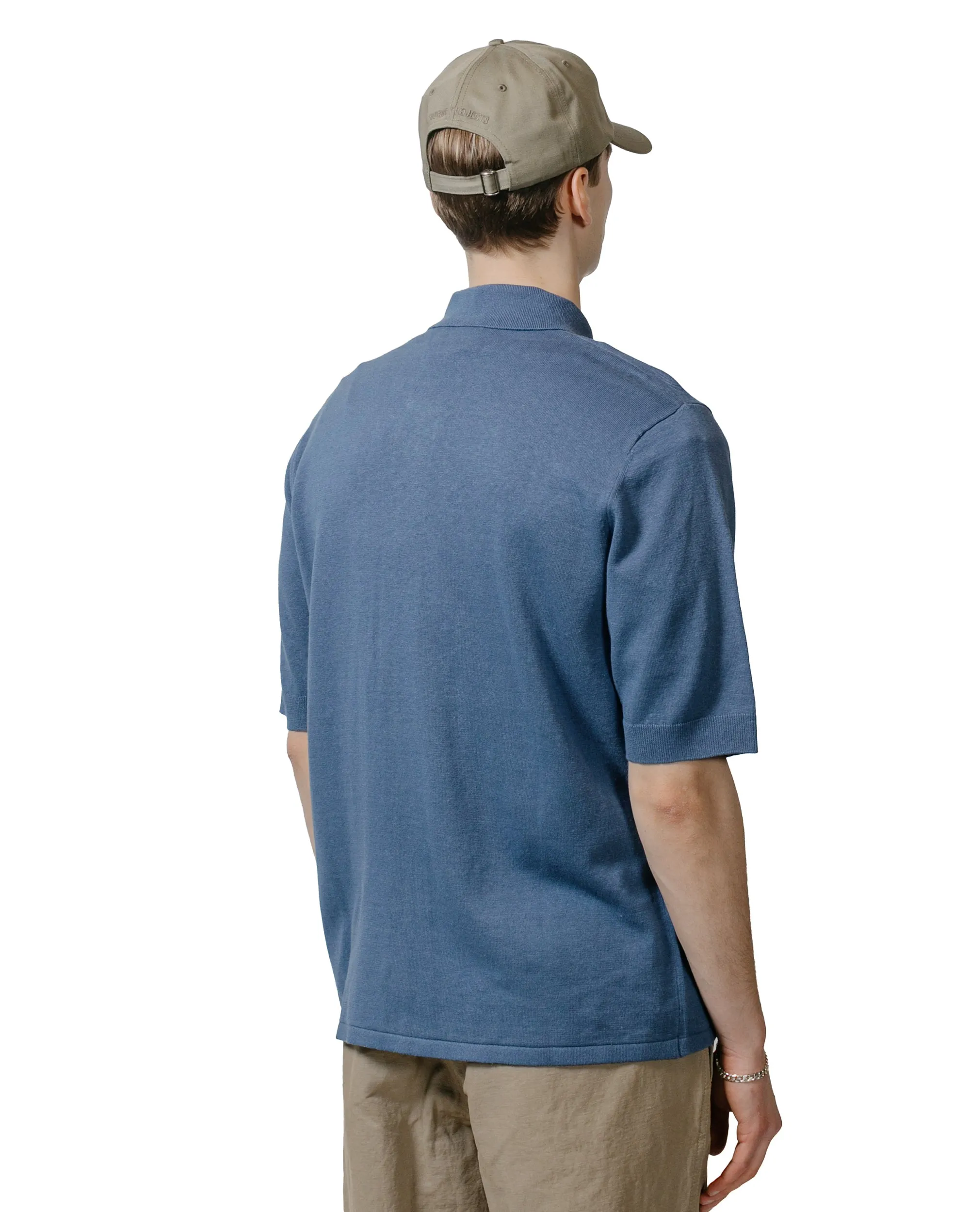 Norse Projects Rollo Cotton Linen SS Shirt Calcite Blue sold by Lost & Found product image thumbnail 3