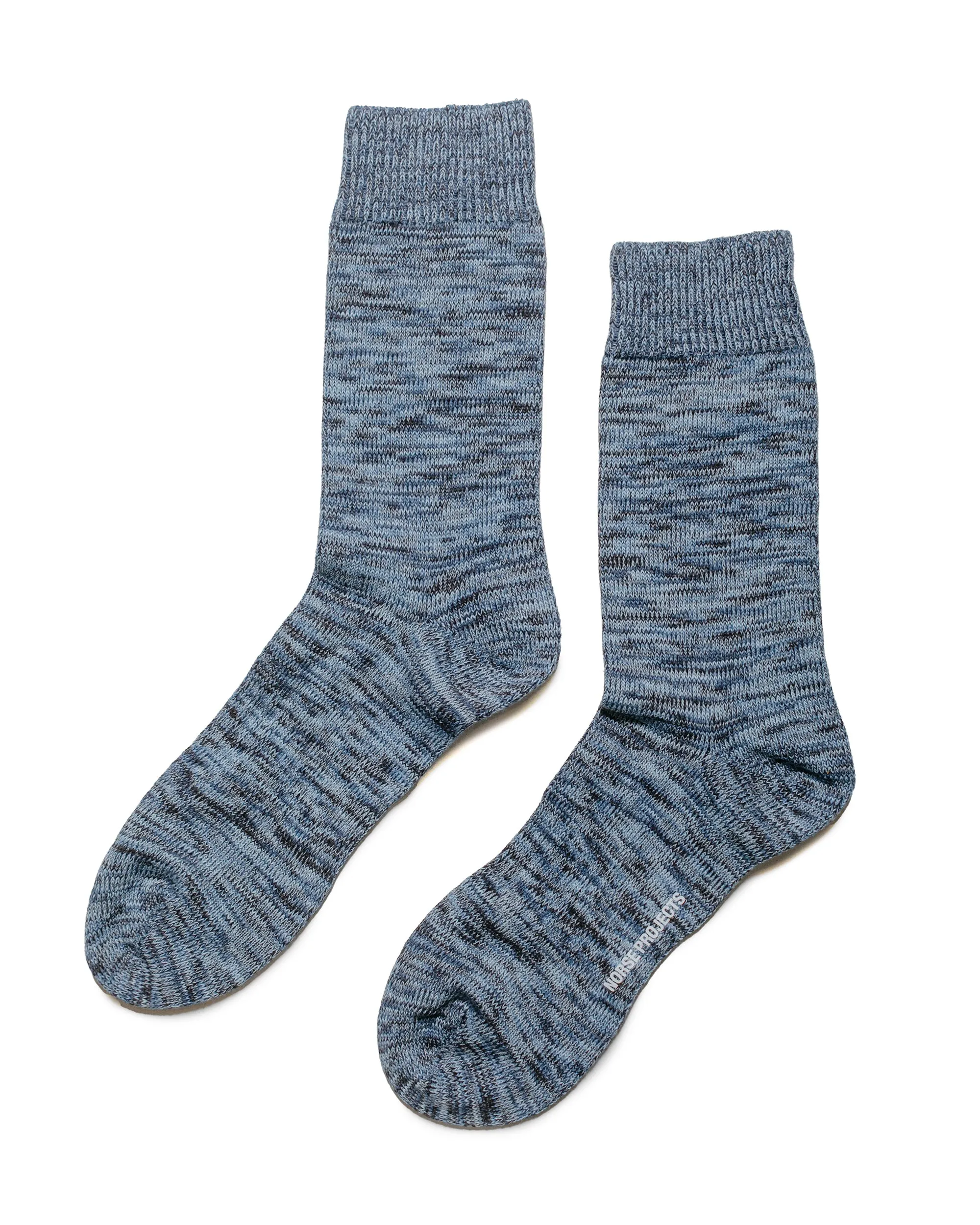 Norse Projects Bjarki Cotton Twist Sock Steel Blue sold by Lost & Found product image thumbnail 2