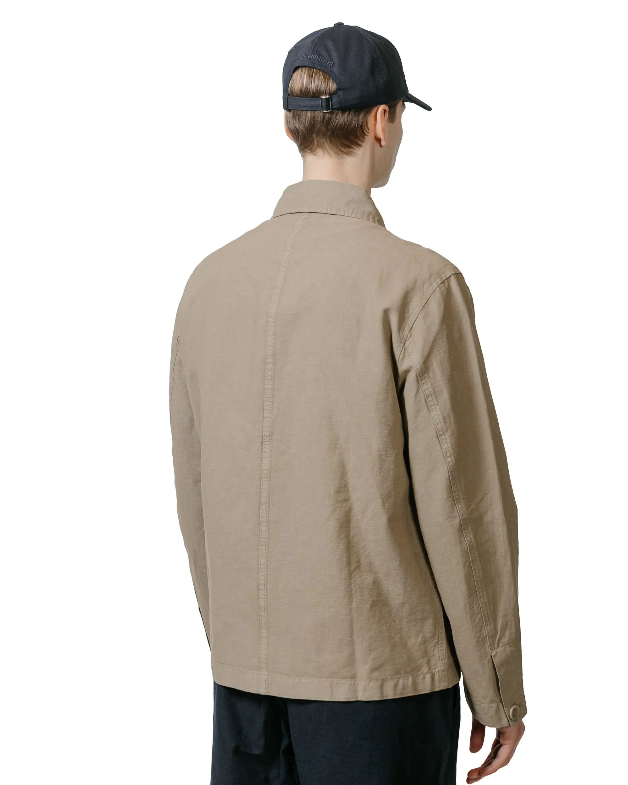 Norse Projects Tyge Cotton Linen Overshirt Clay sold by Lost & Found product image thumbnail 3