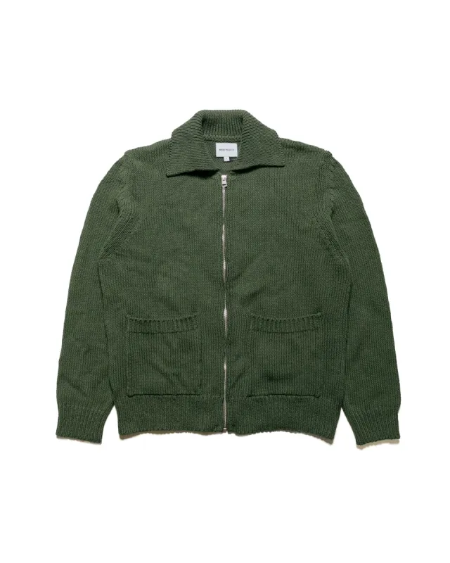 Norse Projects Erik Cotton Jacket Ivy Green sold by Lost & Found